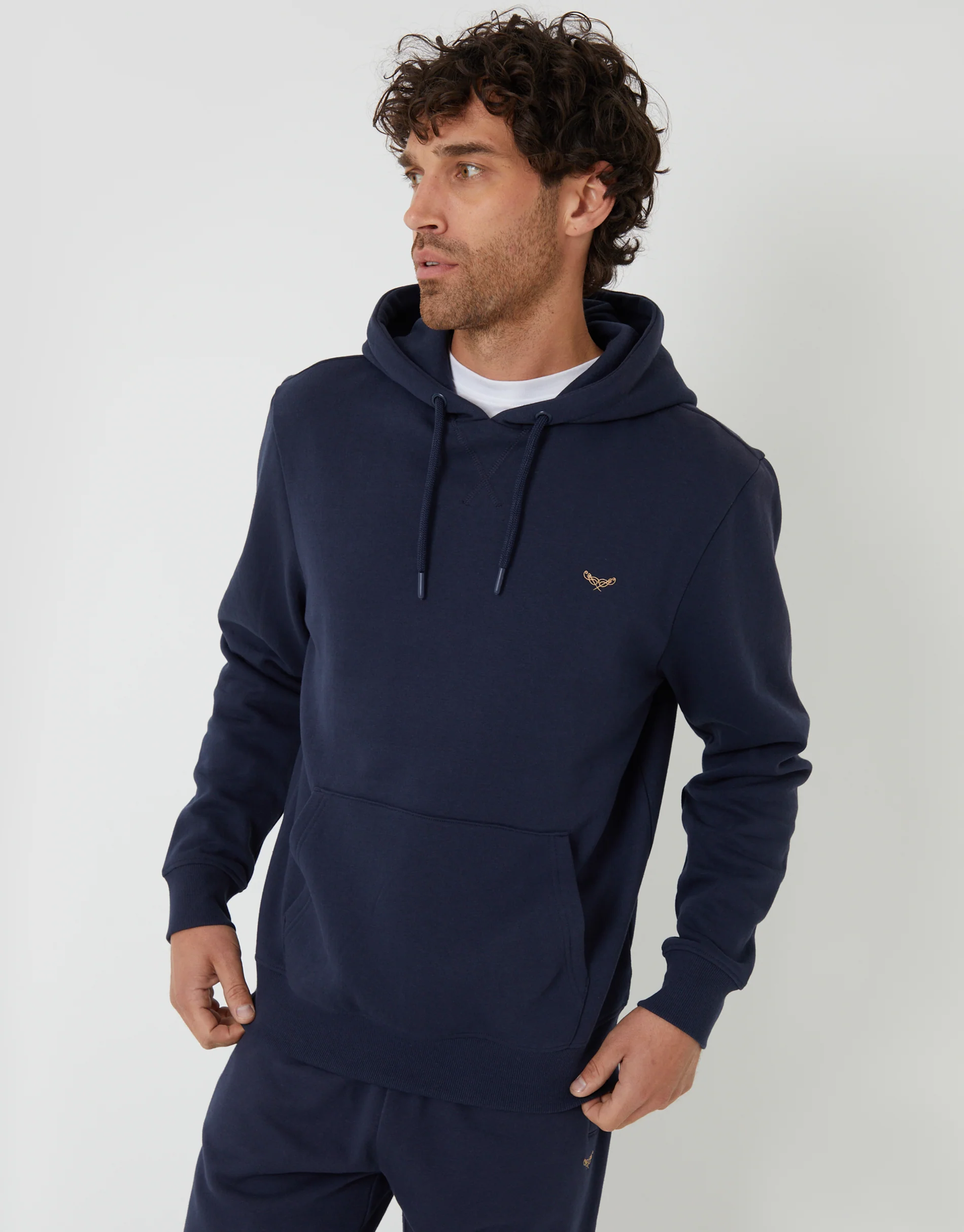 Overhead Hoodie in Navy