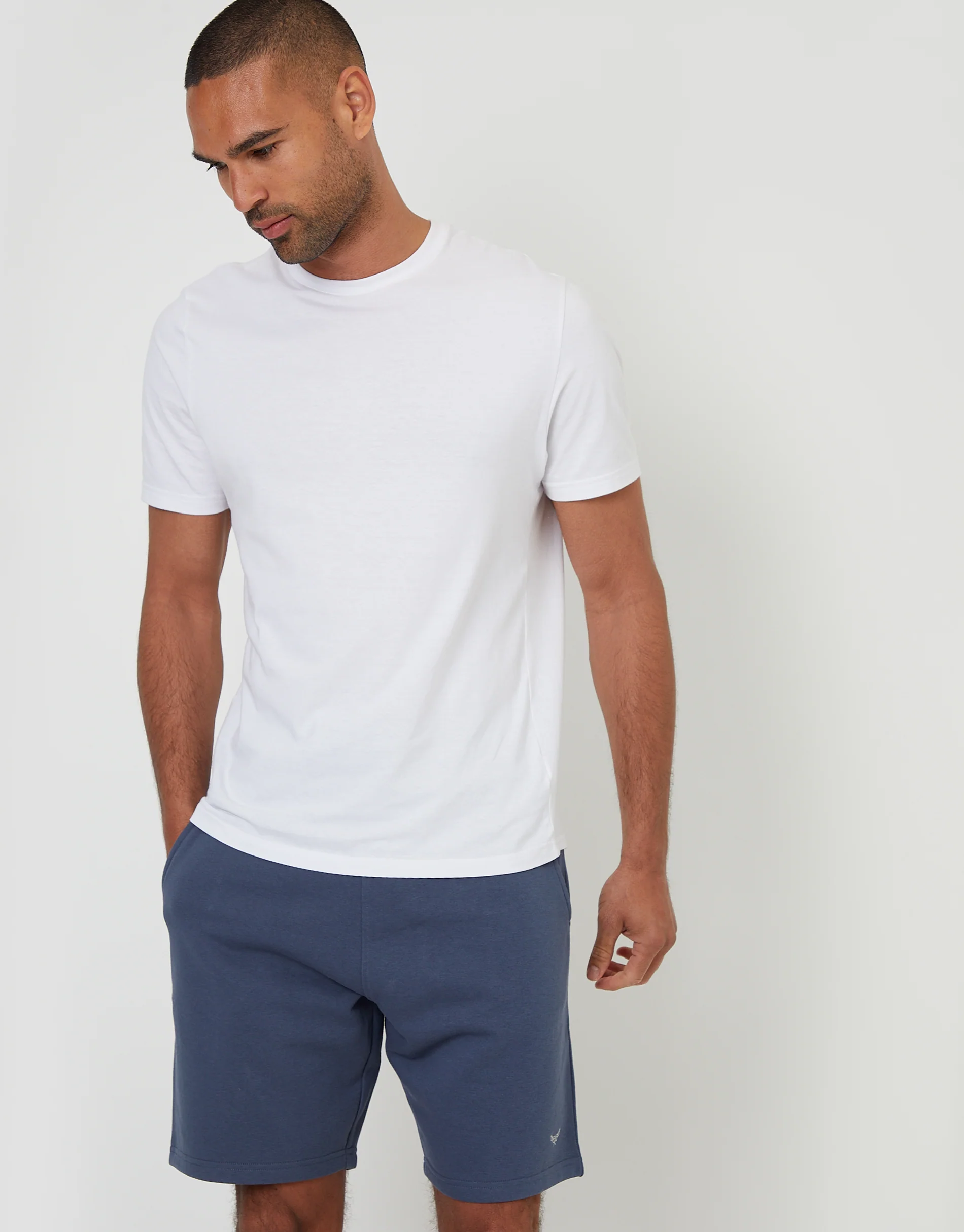 Sweat Shorts in Denim Blue