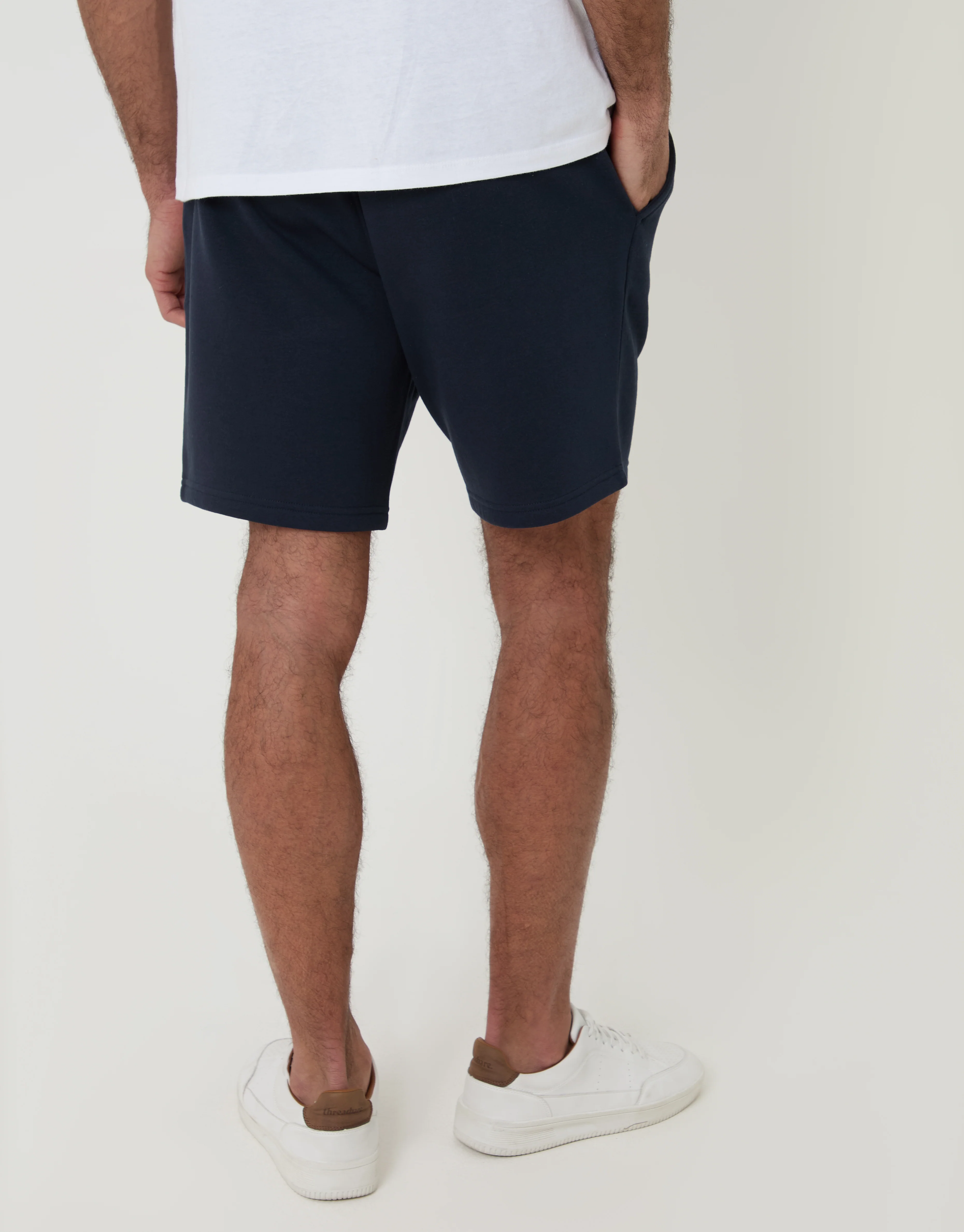 Sweat Shorts in Navy - Image 3