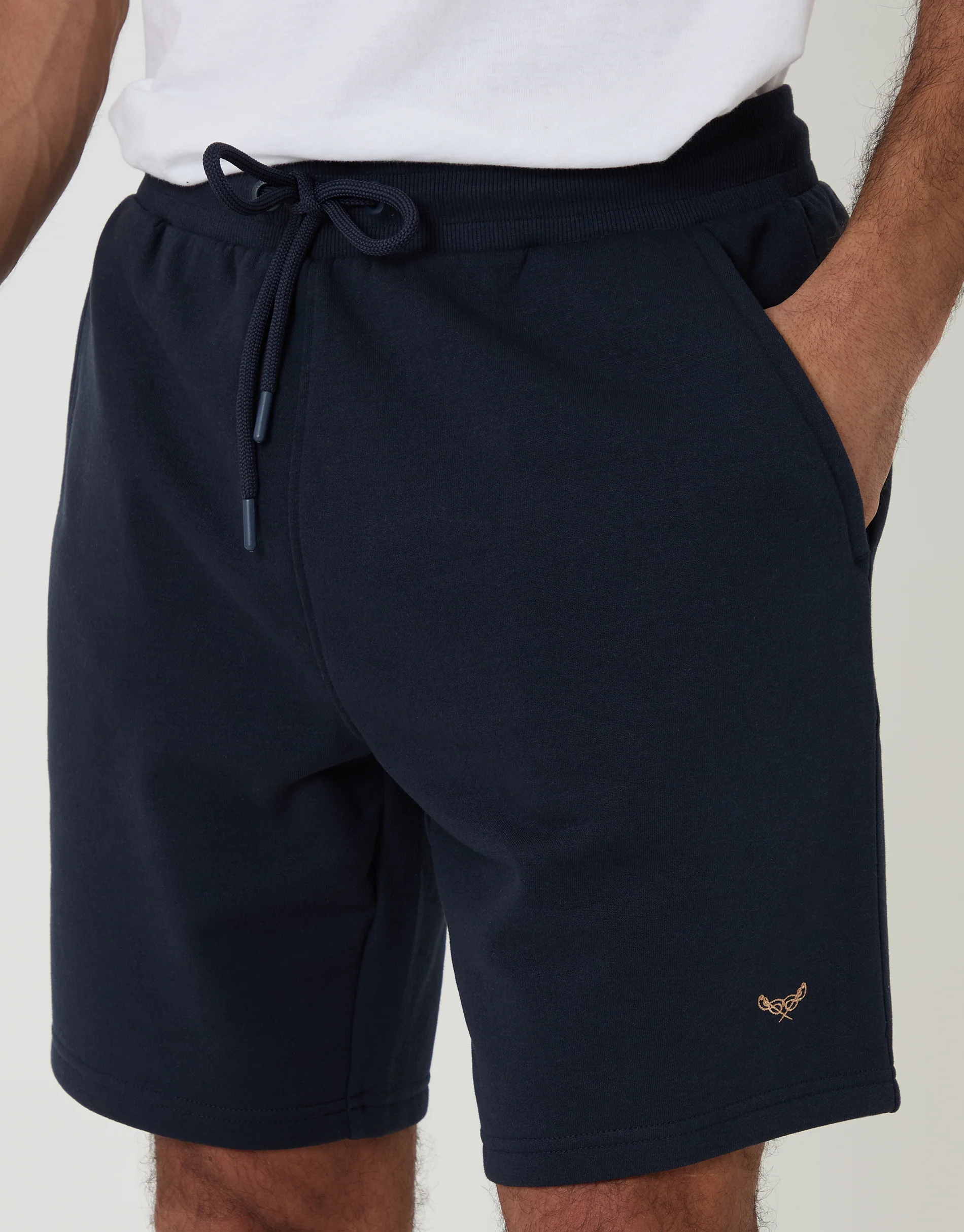 Sweat Shorts in Navy - Image 4