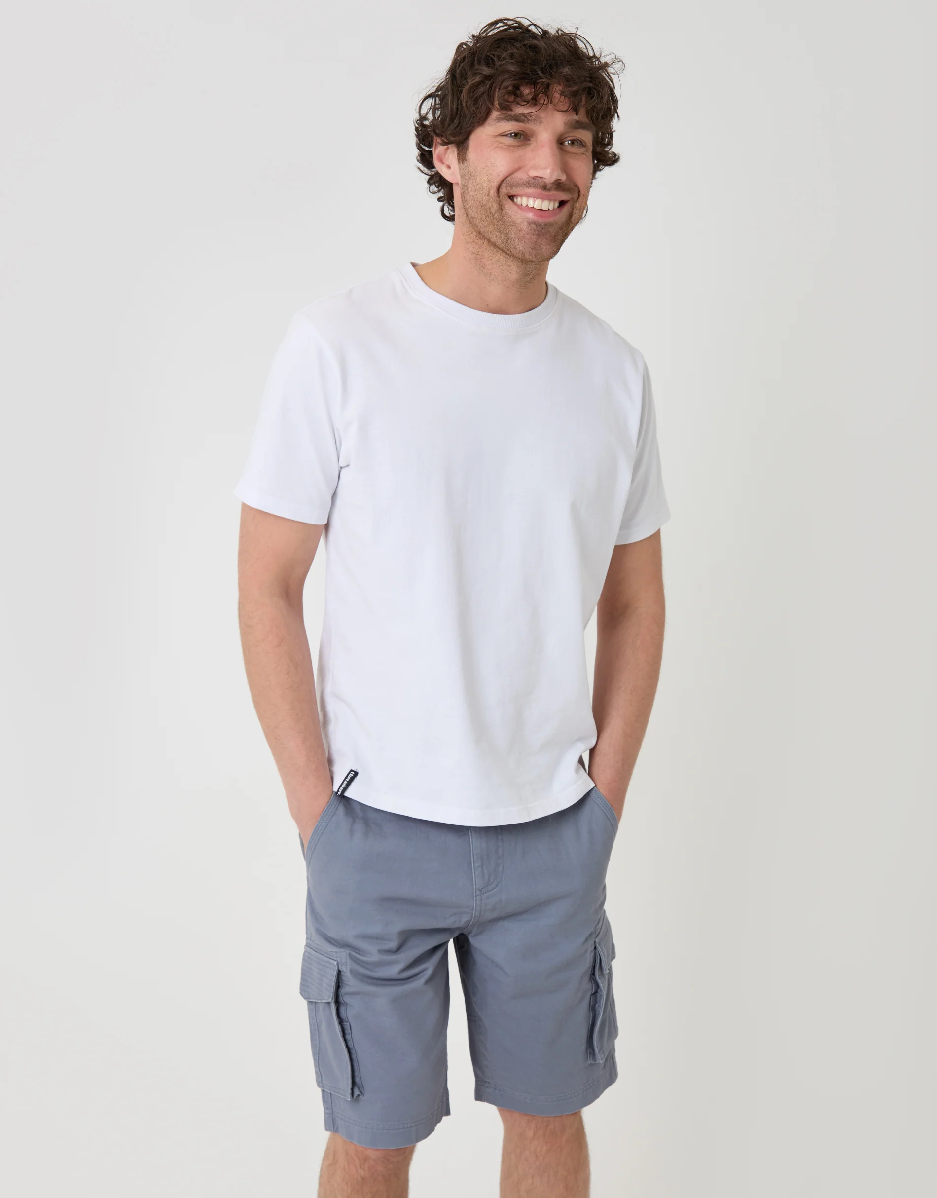 Misty Cargo Shorts in Blue