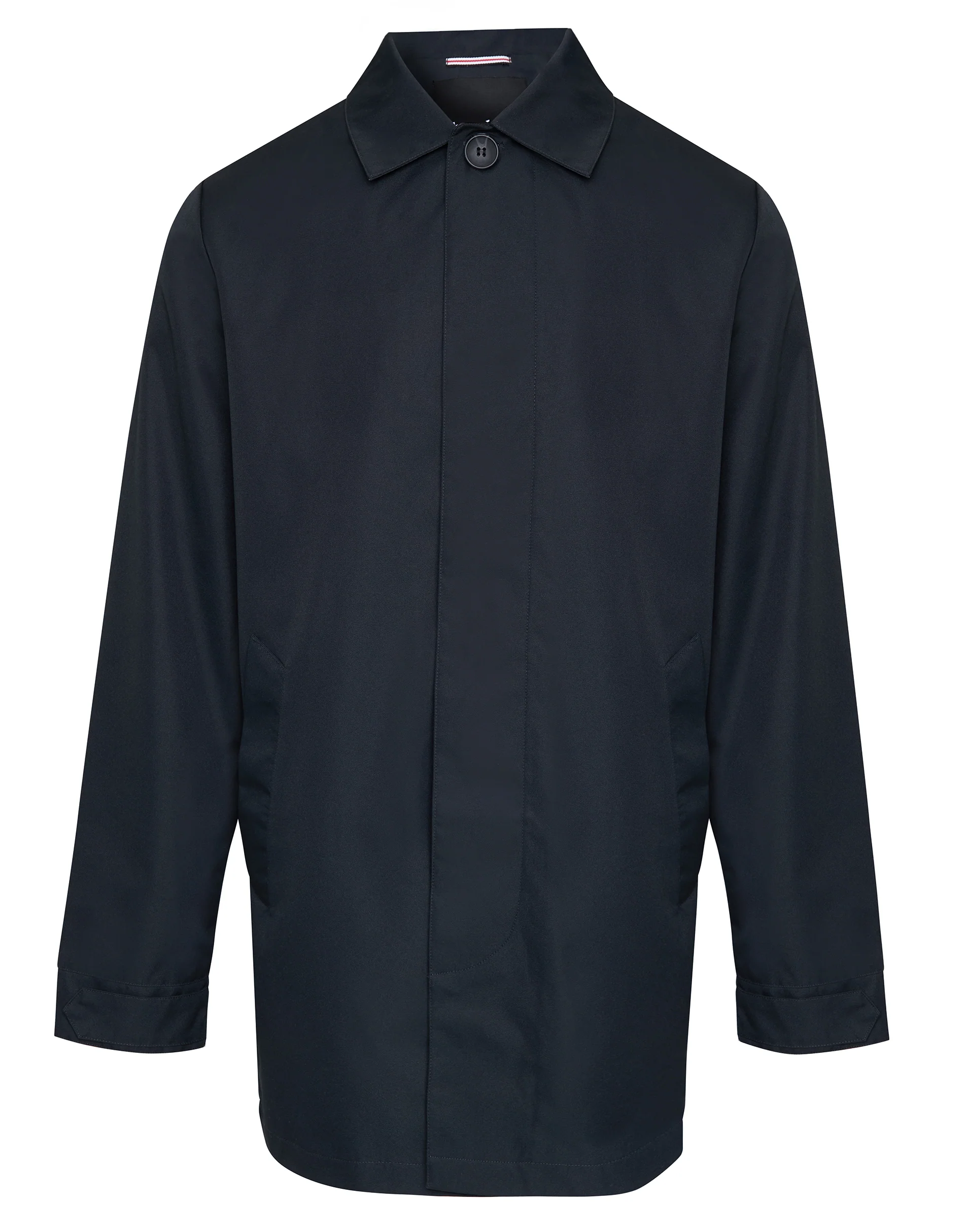 Showerproof Longline Mac in Navy - Image 5