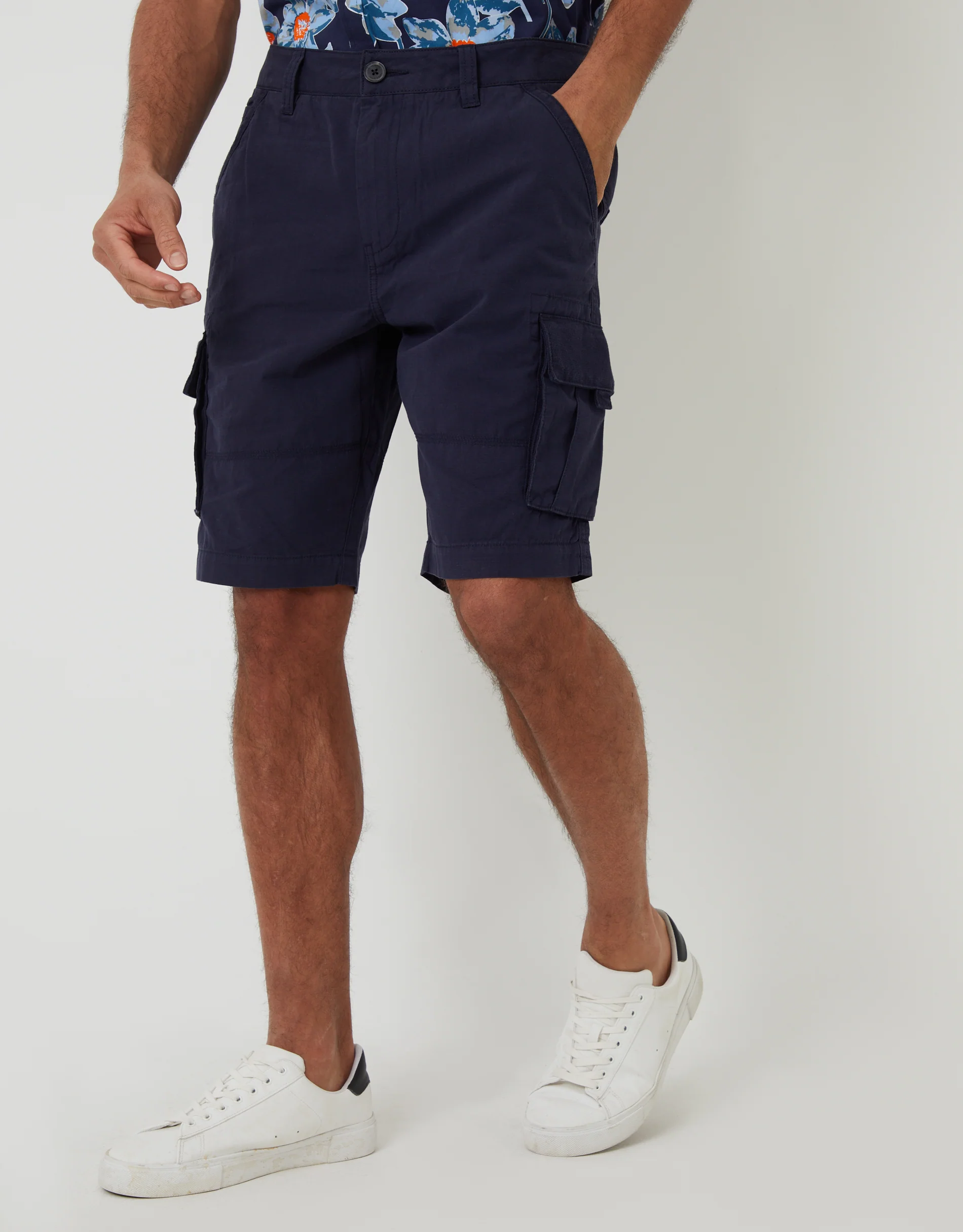 Cargo Shorts in Navy - Image 2