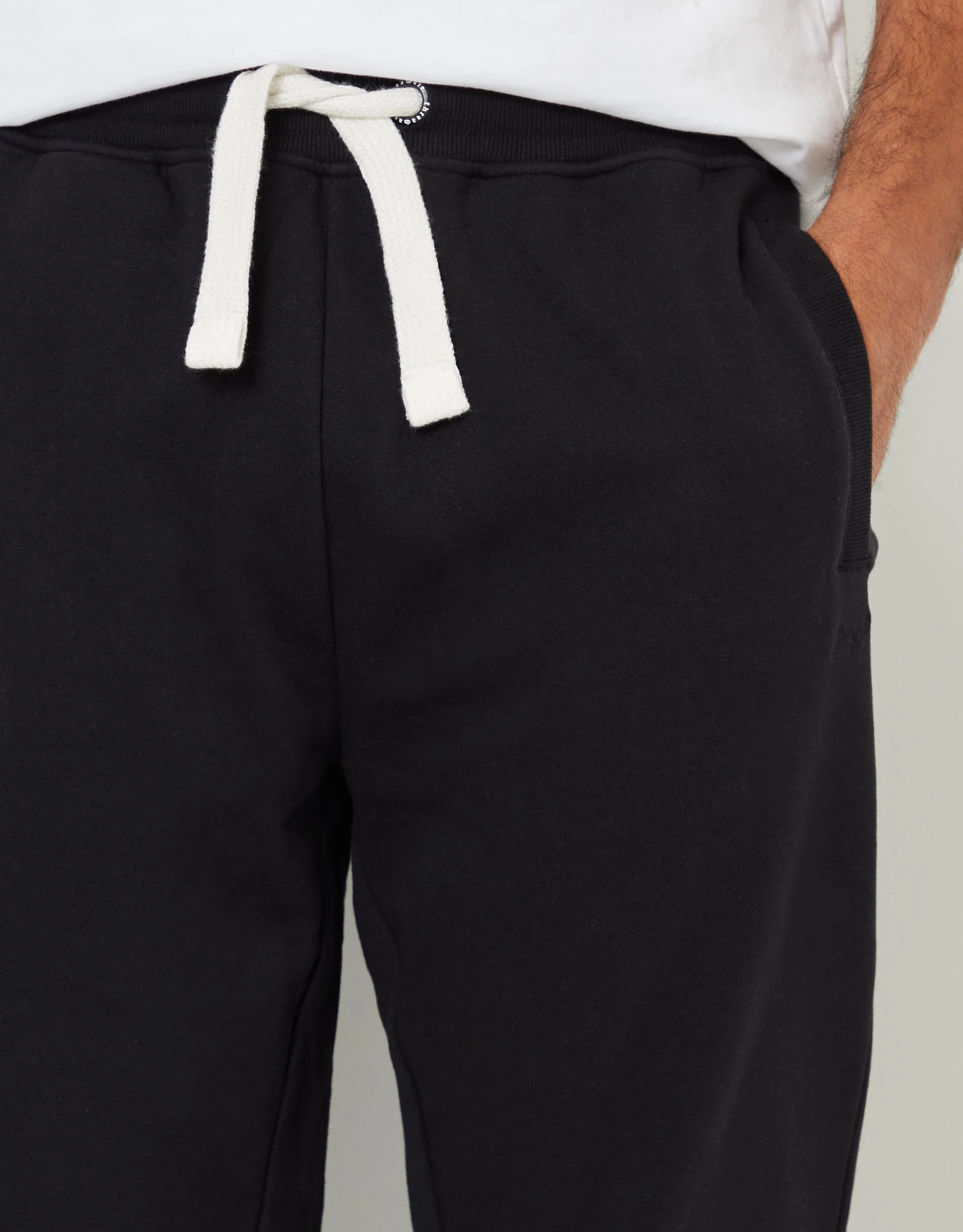 Straight Leg Joggers in Black - Image 4