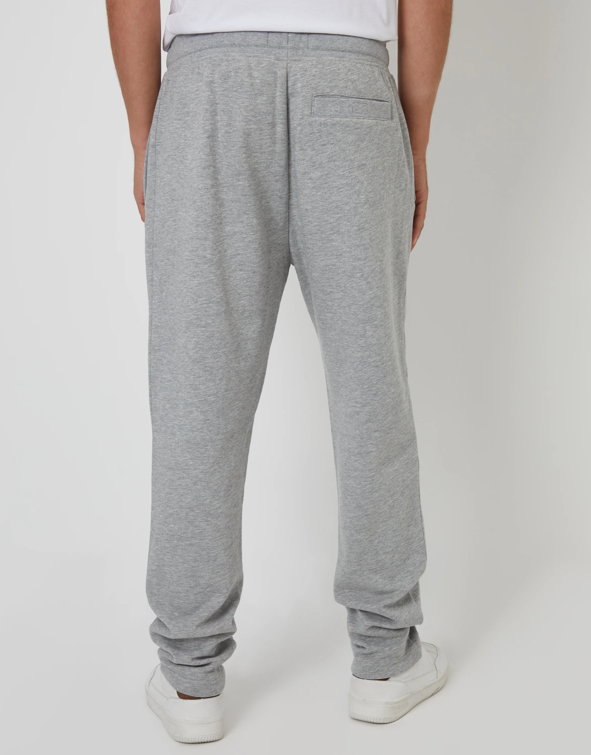 Straight Leg Joggers in Grey Marl - Image 3