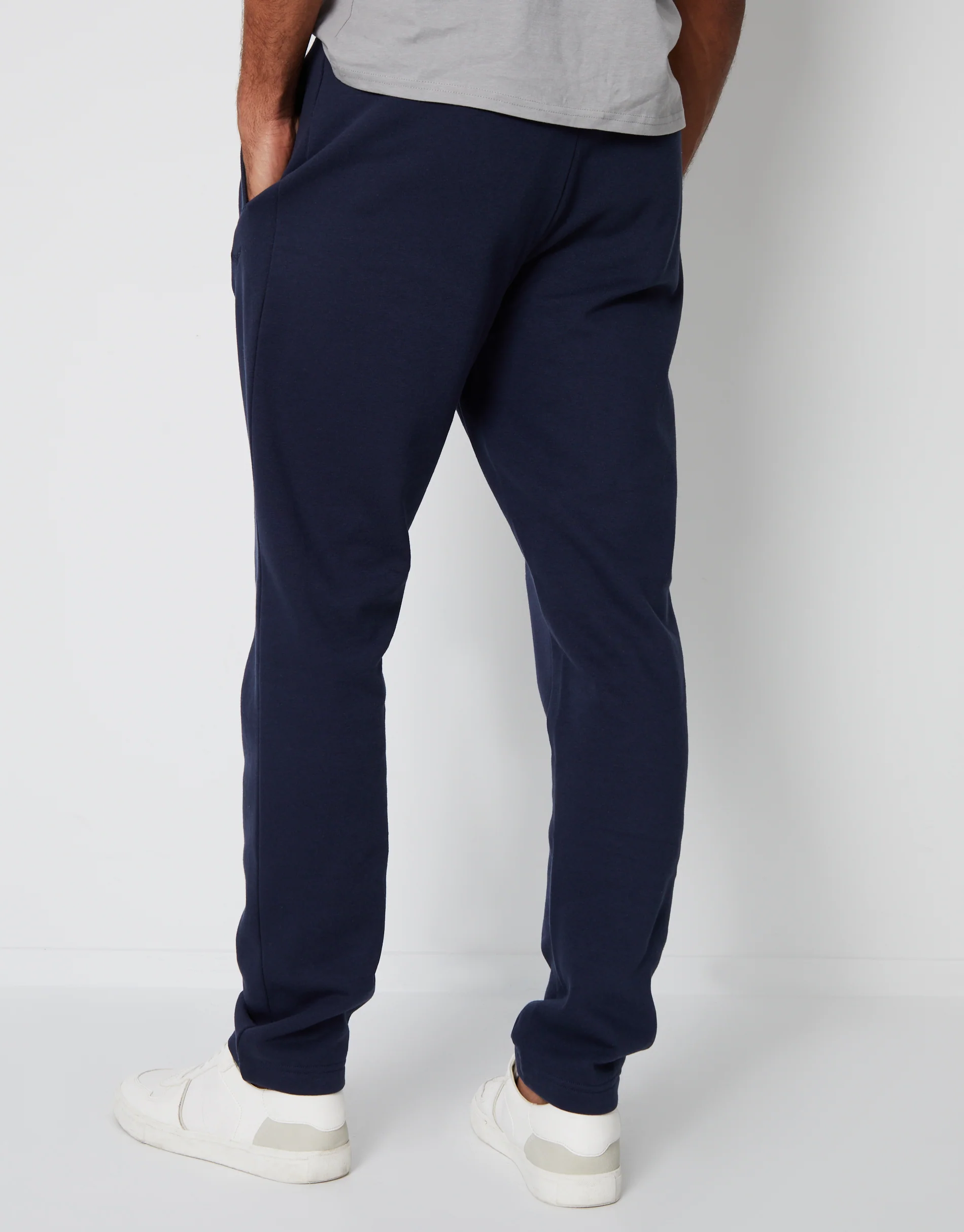 Straight Leg Joggers in Navy - Image 3
