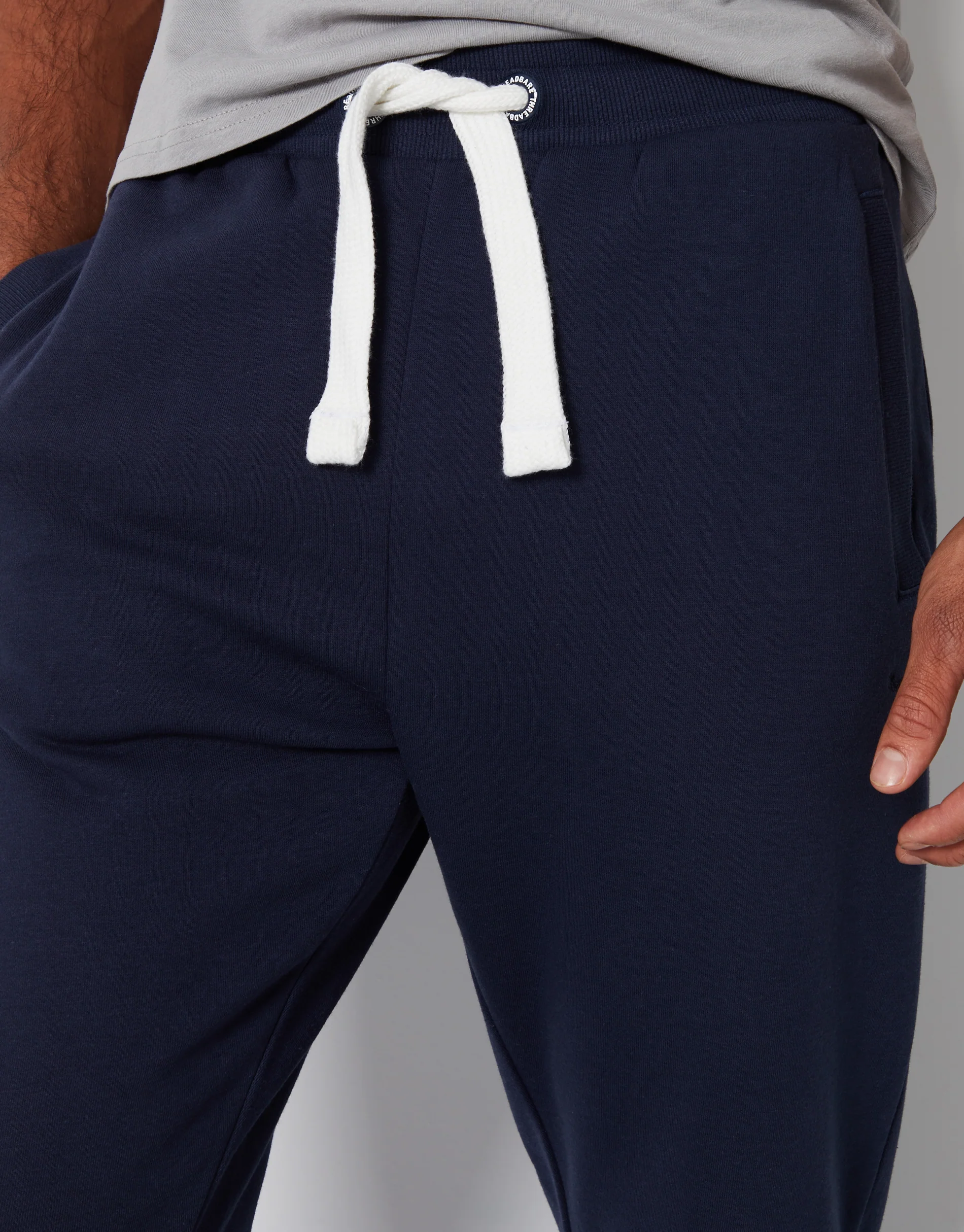 Straight Leg Joggers in Navy - Image 4
