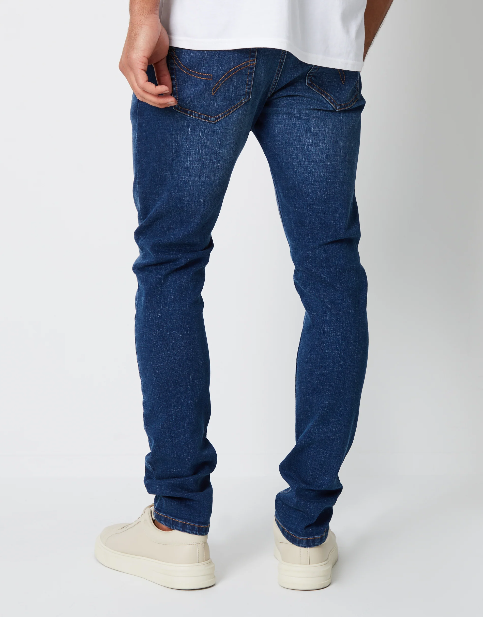 Skinny Fit Jeans in Mid Wash - Image 2