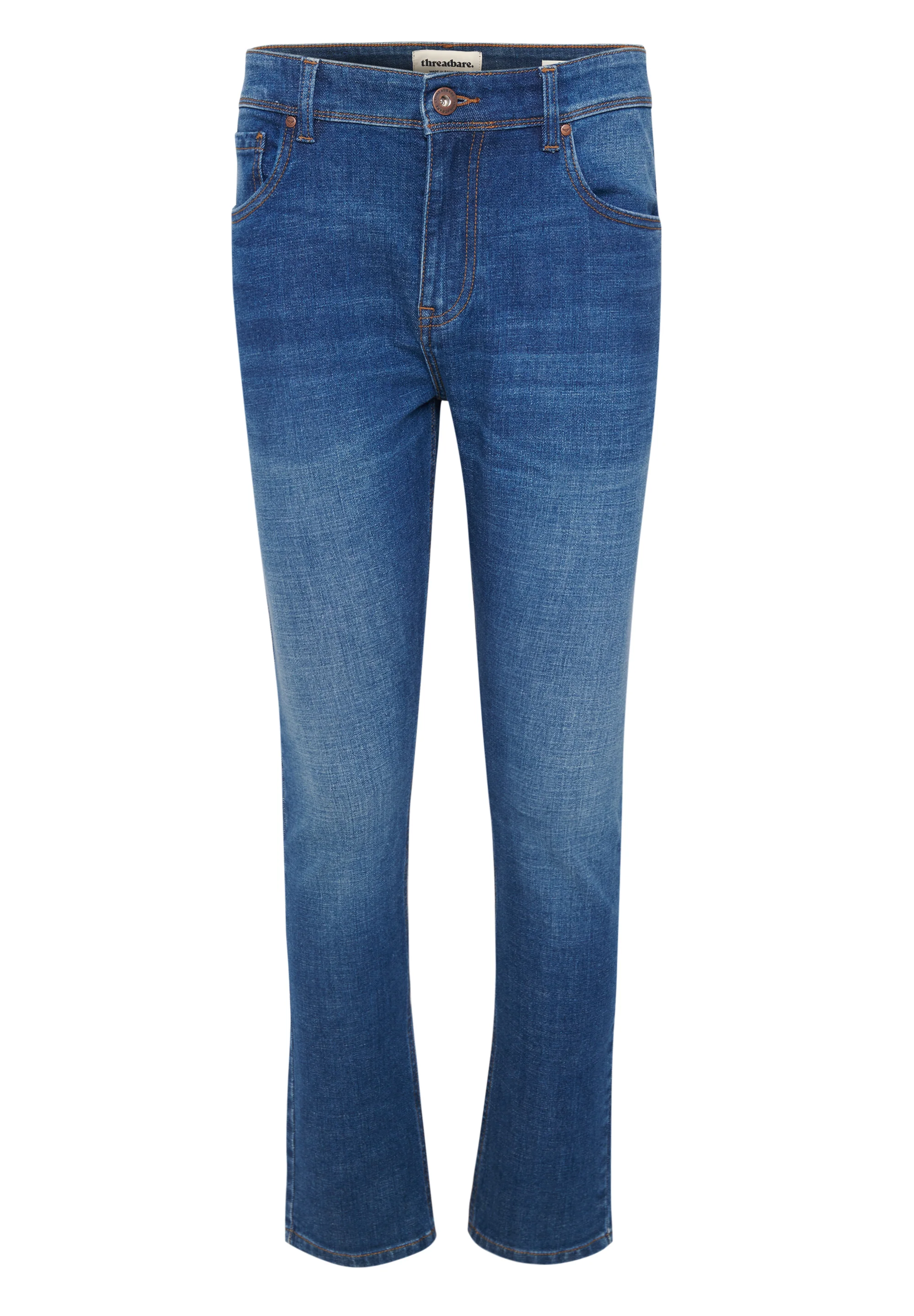Slim Fit Jeans in Mid Wash - Image 5