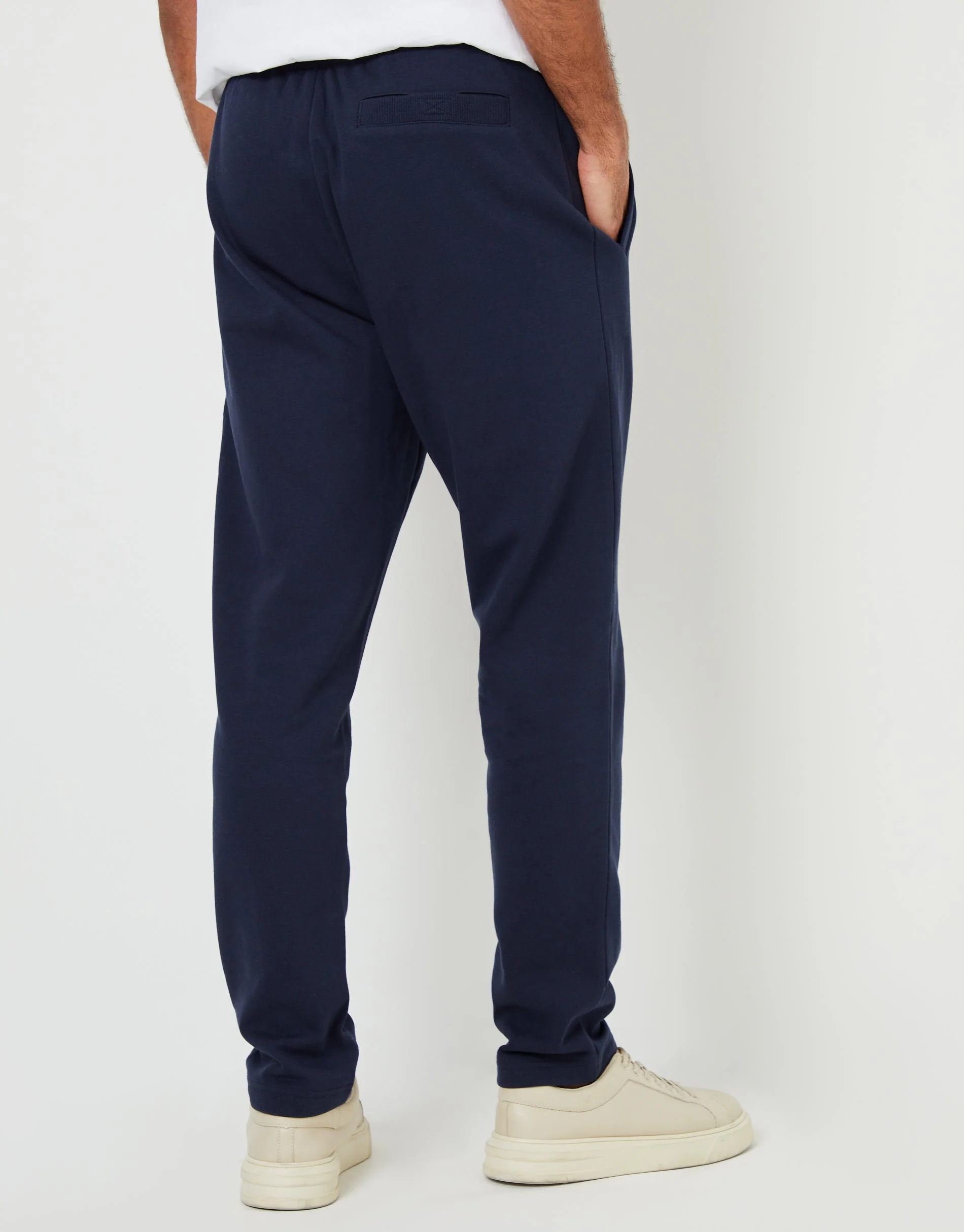 2 Pack Straight Leg Joggers in Navy & Black - Image 3