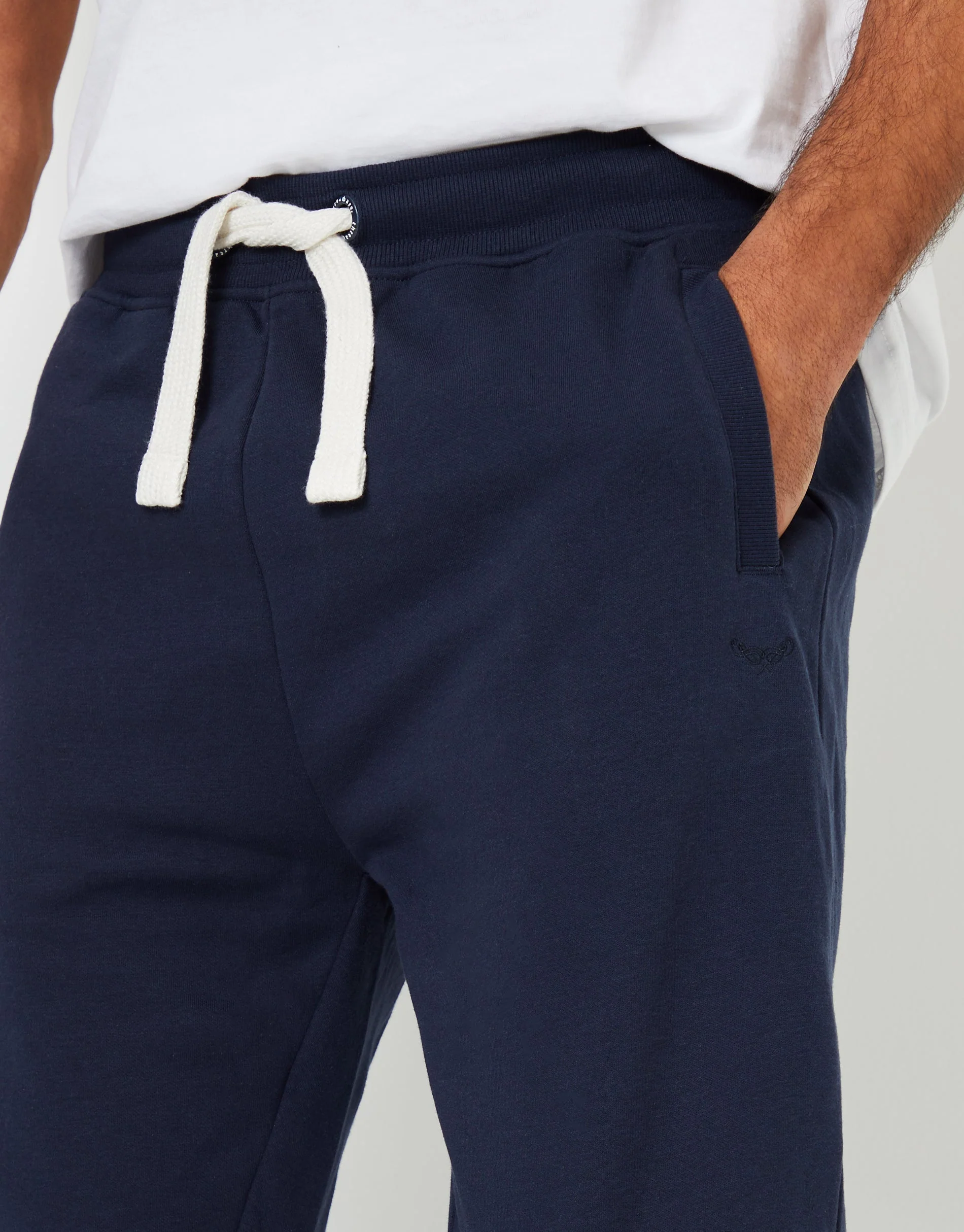 2 Pack Straight Leg Joggers in Navy & Black - Image 4