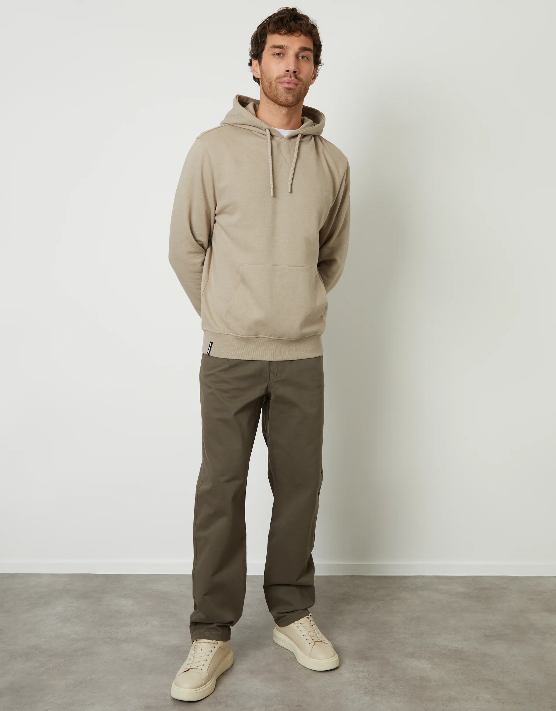 Overhead Hoodie in Oatmeal Marl - Image 3