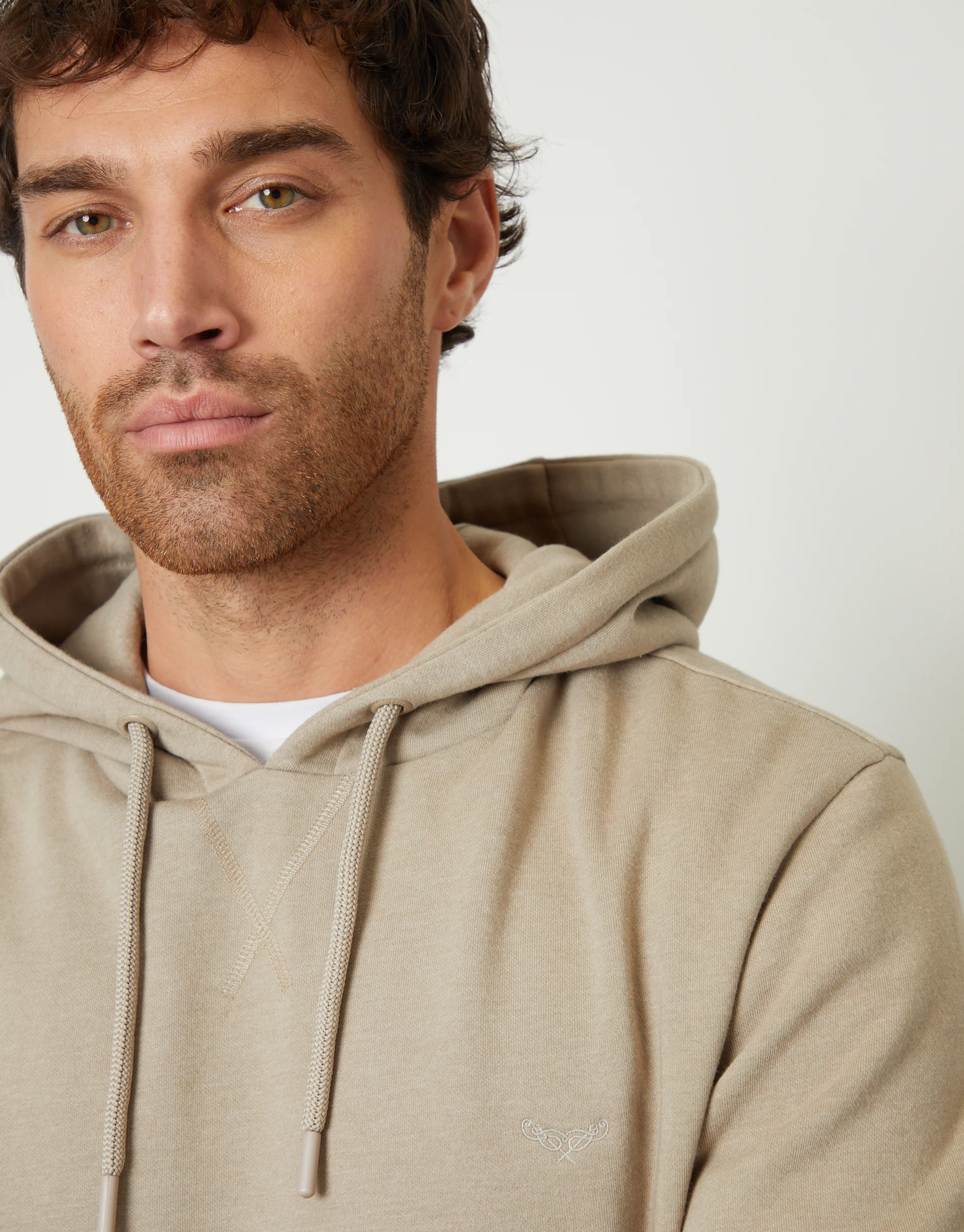 Overhead Hoodie in Oatmeal Marl - Image 4