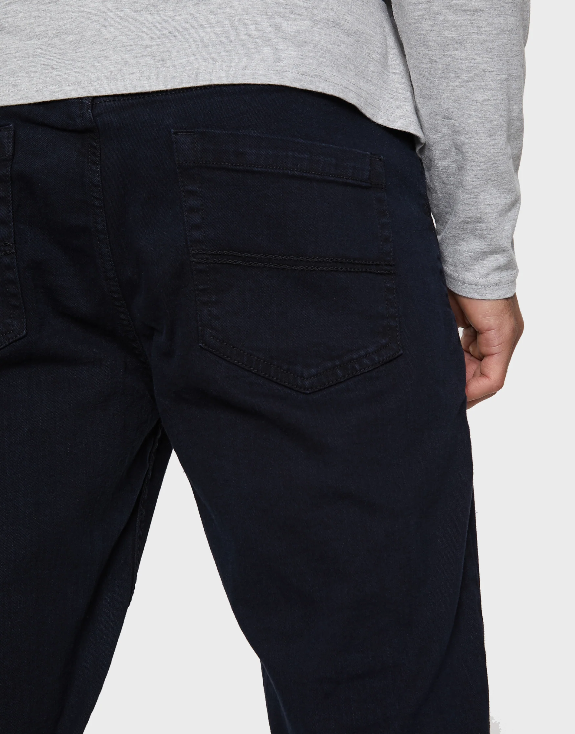 Slim Fit Jeans in Blue Black - Image 4