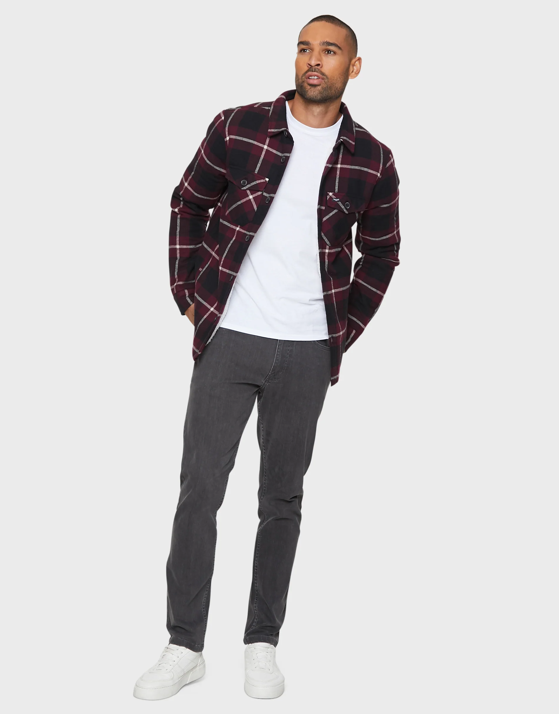 Slim Fit Jeans in Grey - Image 3