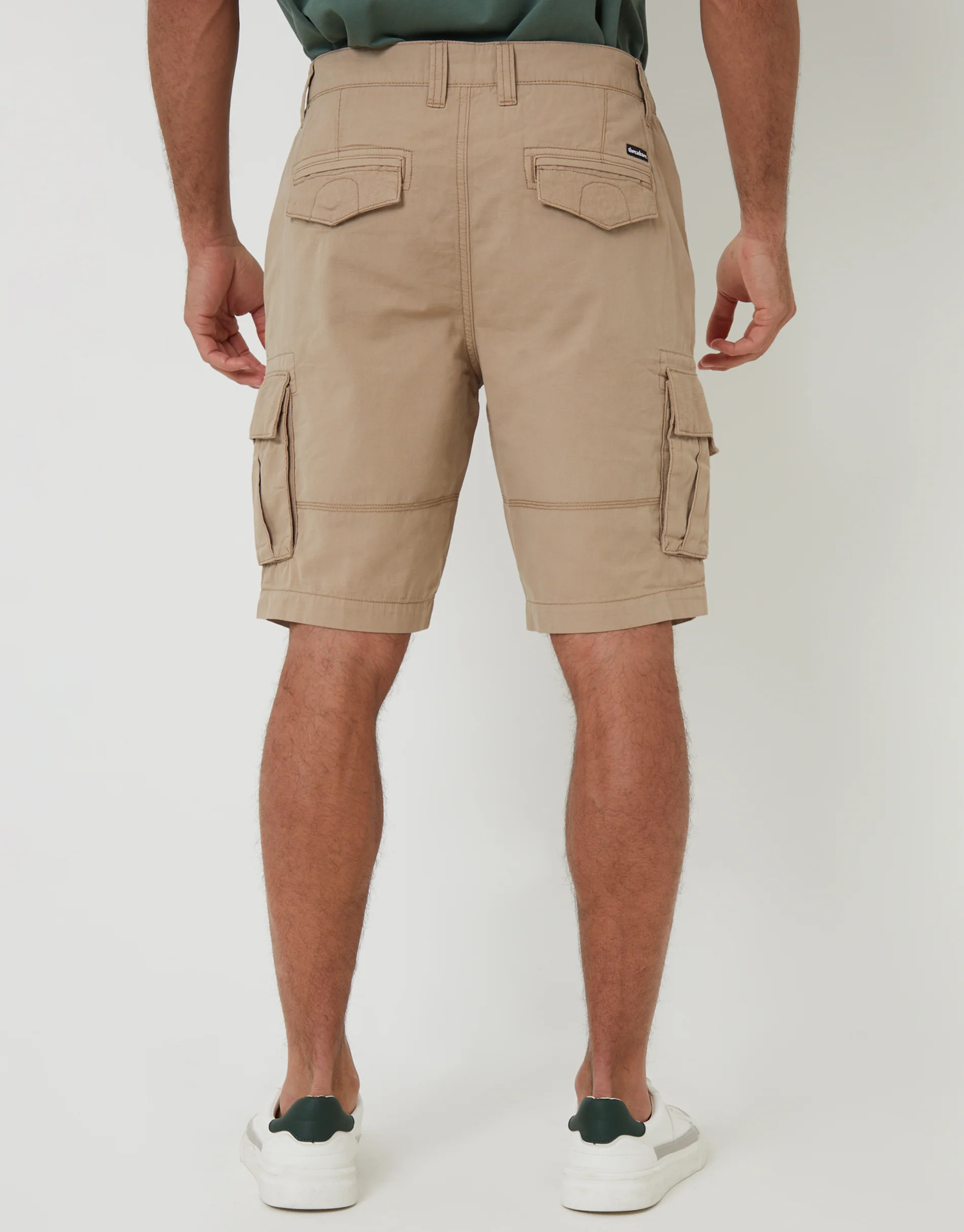 Cargo Shorts in Stone - Image 3