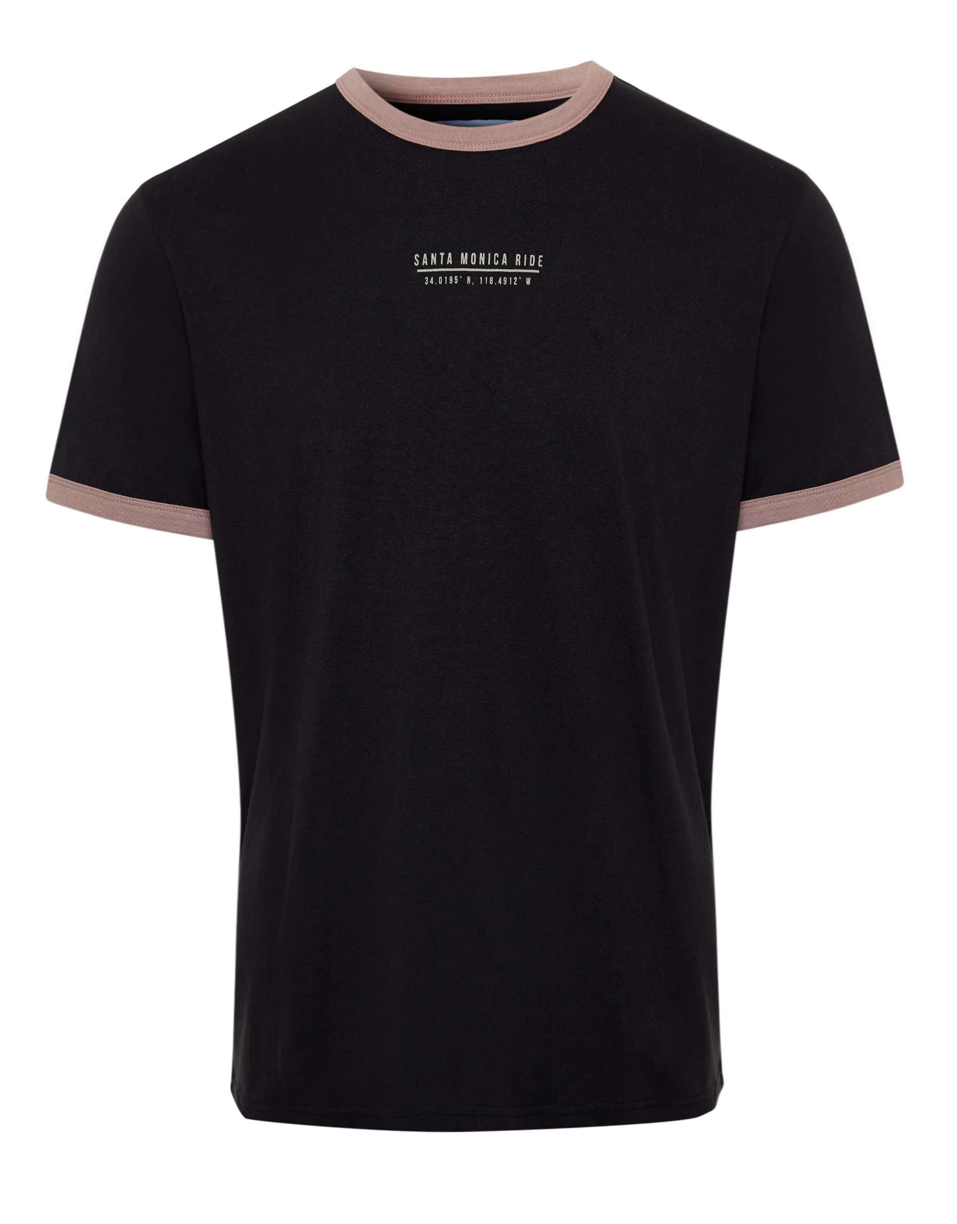 California Graphic Cotton Ringer T-Shirt in Black - Image 5