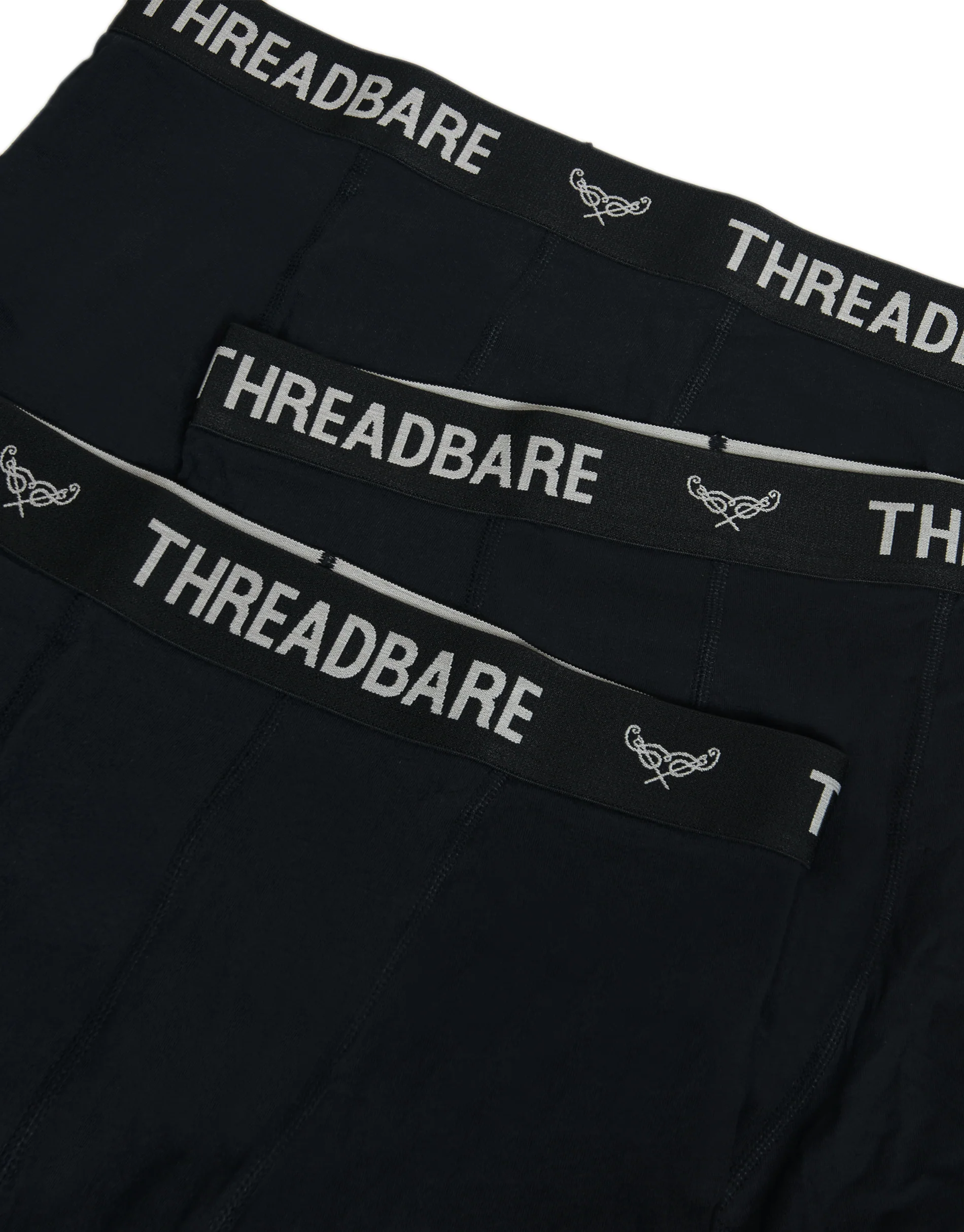 3 Pack Hipster Fit Boxer Shorts in Black - Image 3