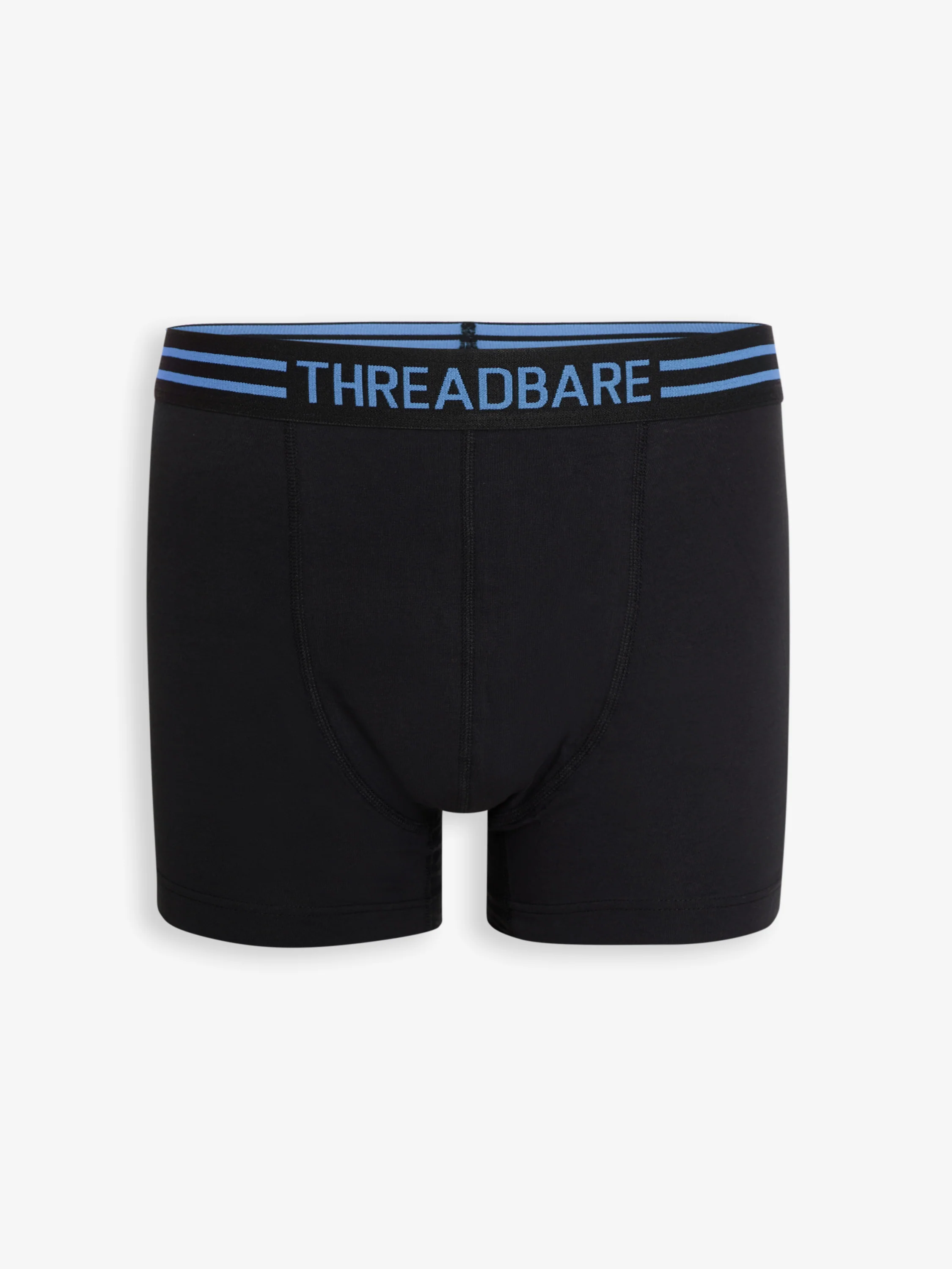 3 Pack Hipster Fit Boxer Shorts in Black - Image 3