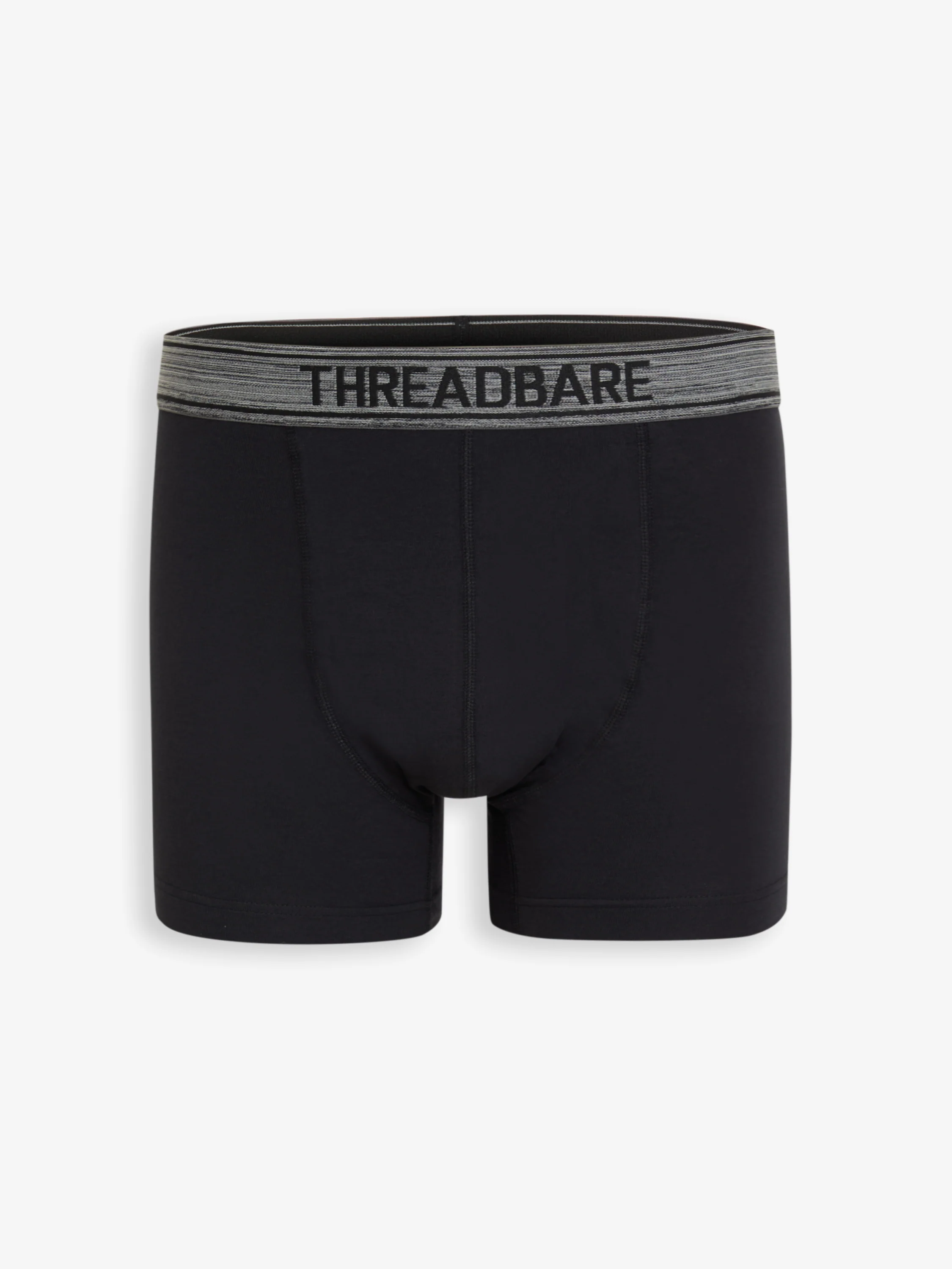 5 Pack Hipster Fit Boxer Shorts in Black - Image 2