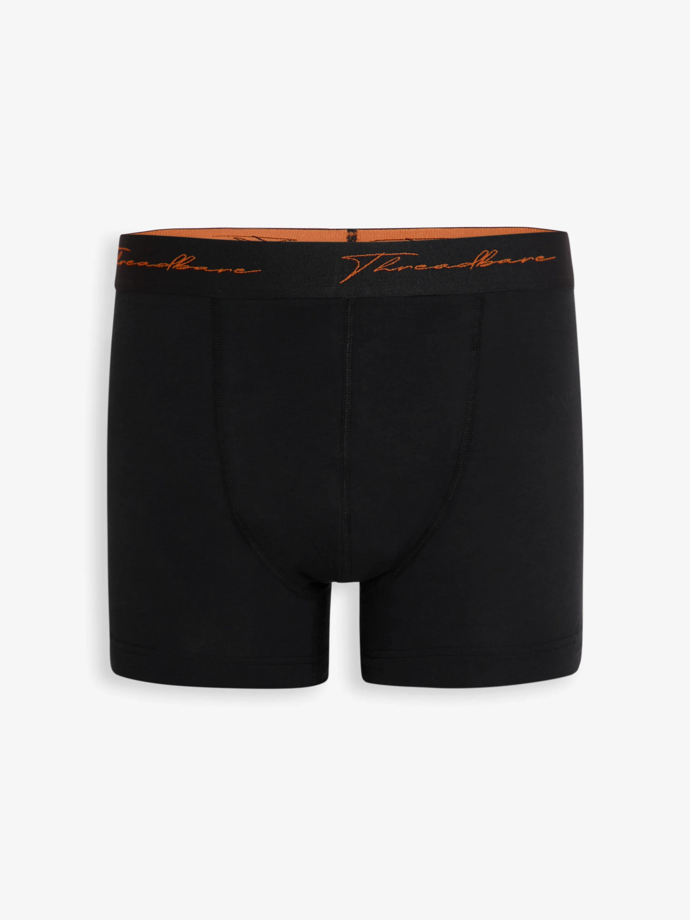 3 Pack Hipster Fit Script Boxer Shorts in Black - Image 3