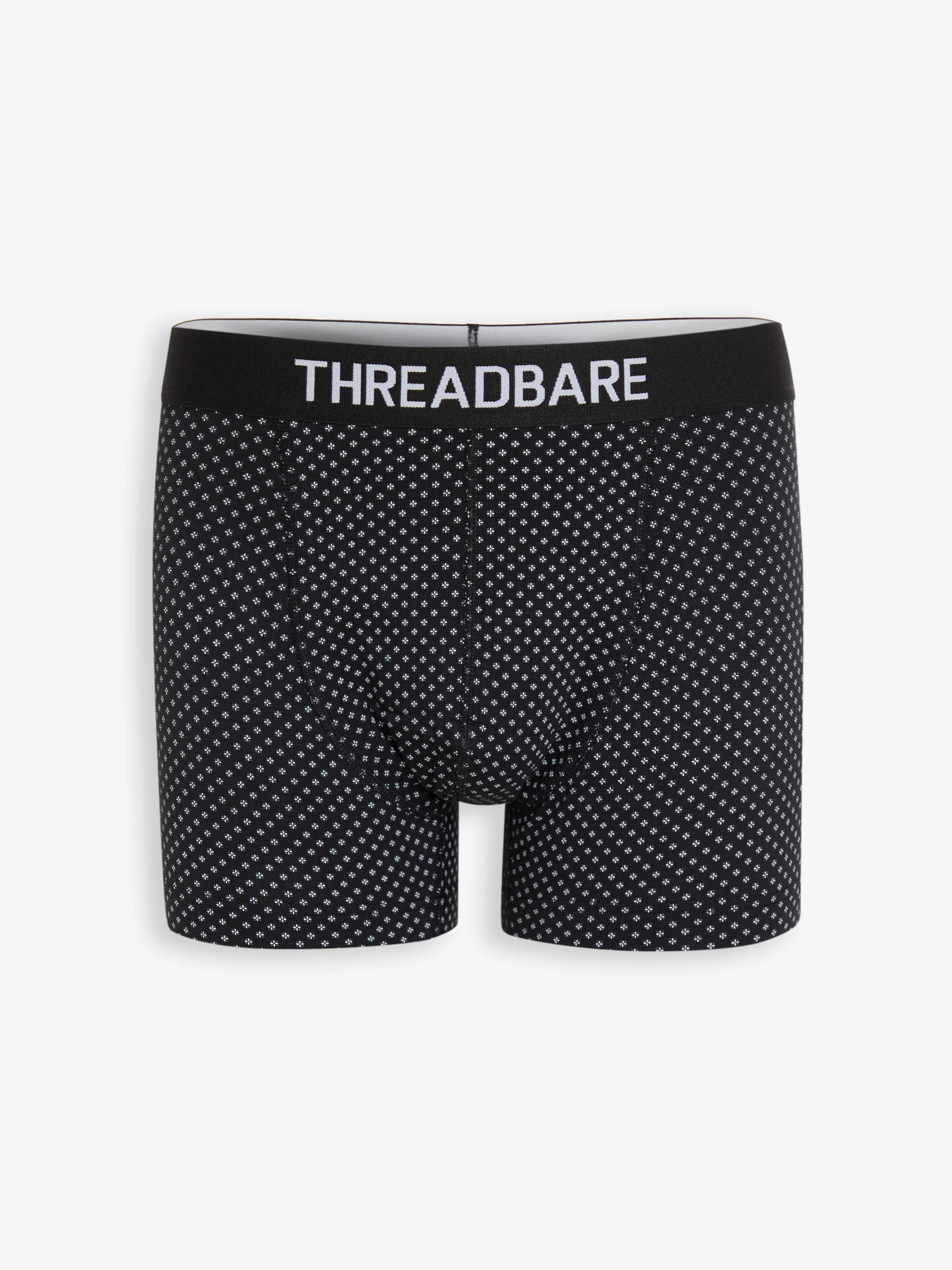 3 Pack Printed Hipster Fit Boxer Shorts in Black - Image 4