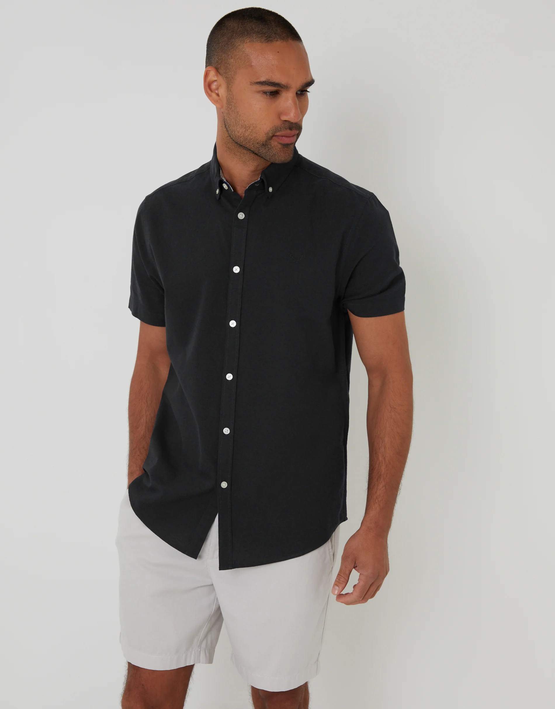 Short Sleeve Shirt in Black