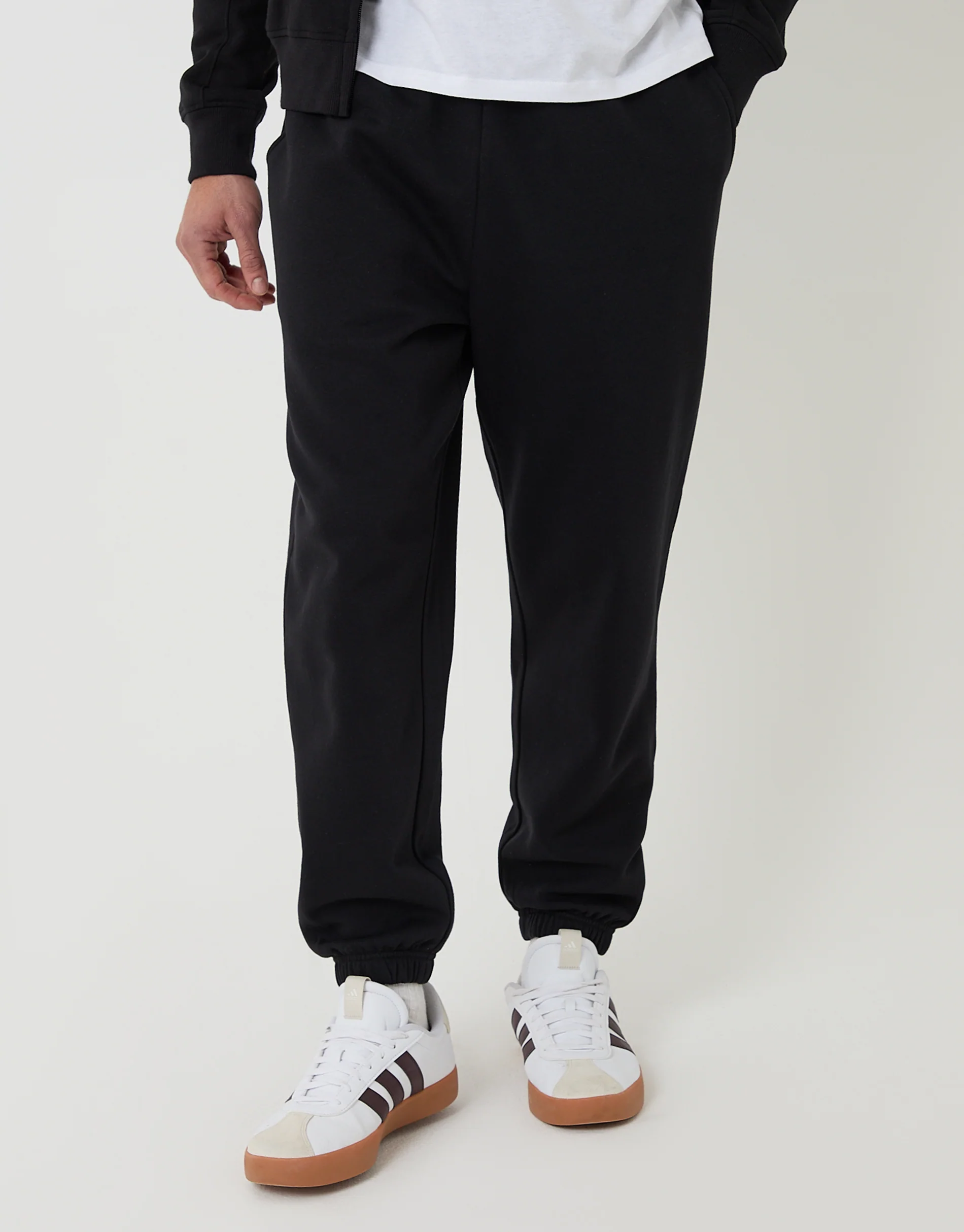 Tapered Joggers in Black - Image 2