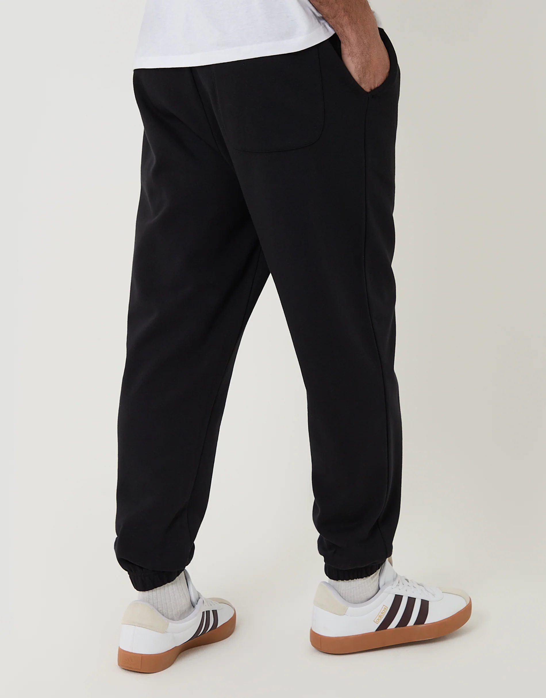 Tapered Joggers in Black - Image 3
