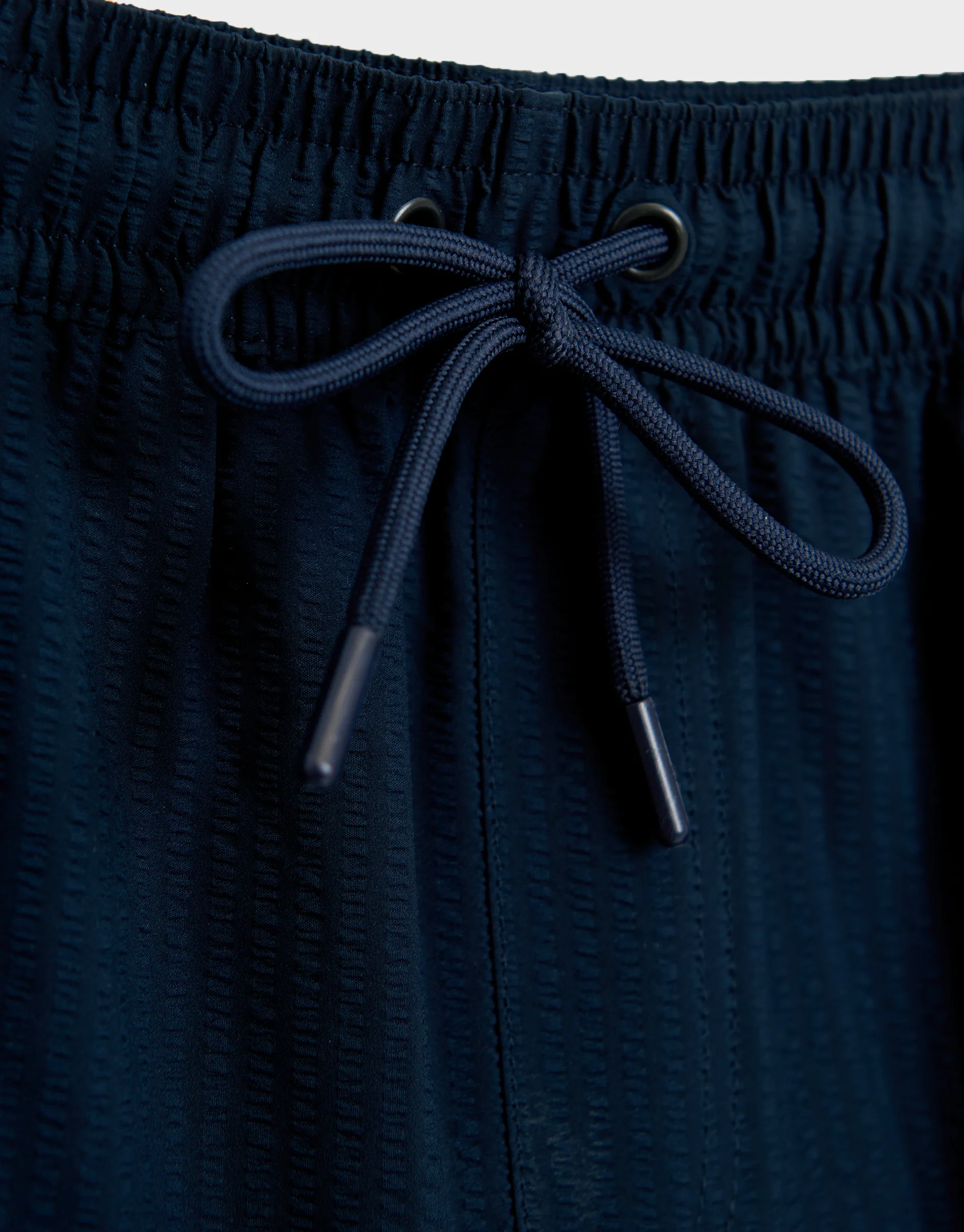2 Pack Seersucker Swim Shorts in Blue Stripe - Image 6