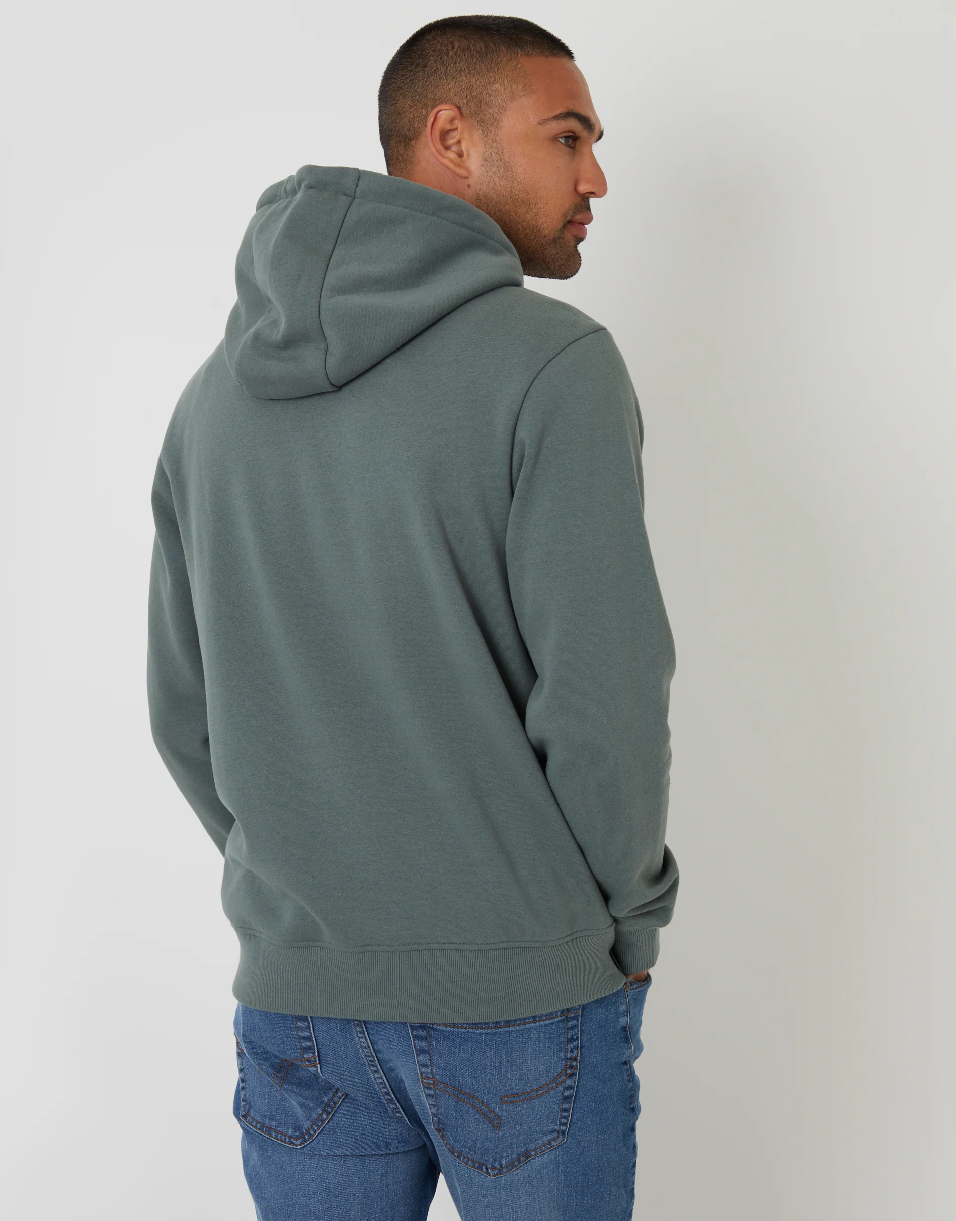 Overhead Hoodie in Petrol Blue - Image 2