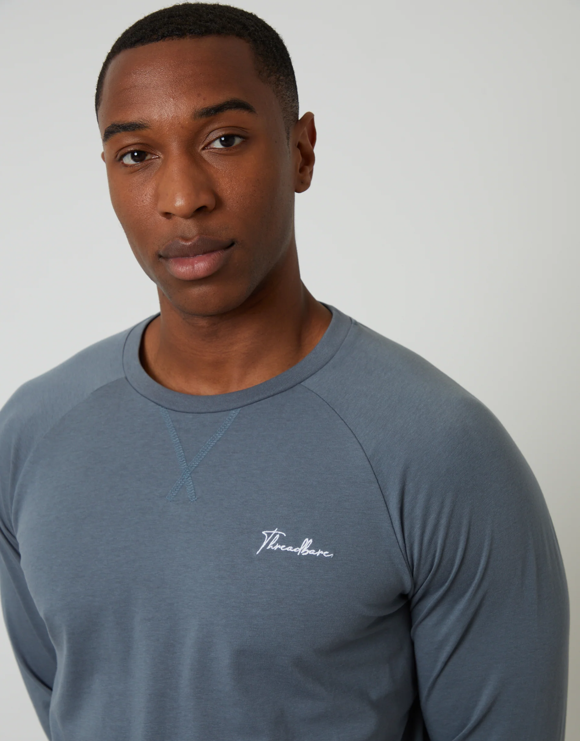 Sweatshirt & Jogger Lounge Set in Blue - Image 3