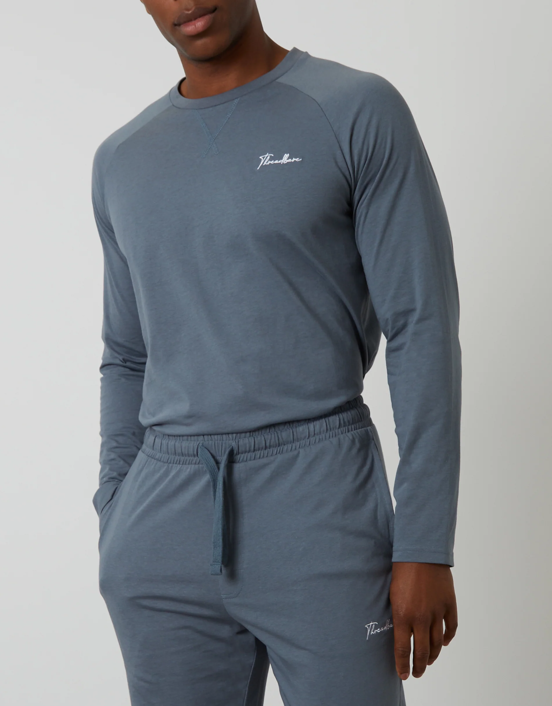 Sweatshirt & Jogger Lounge Set in Blue - Image 4