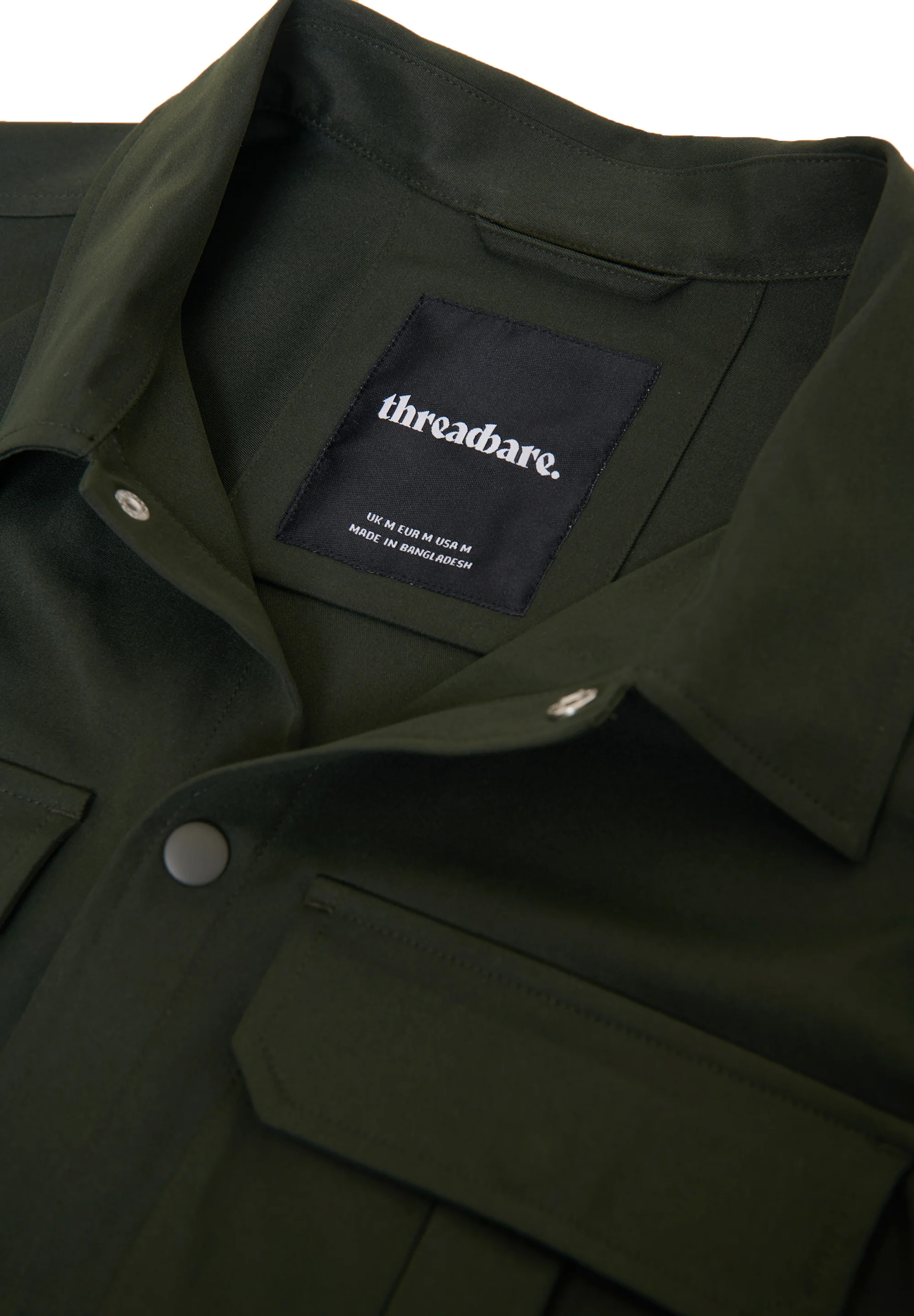Cargo Pocket Shacket in Forest Green - Image 5