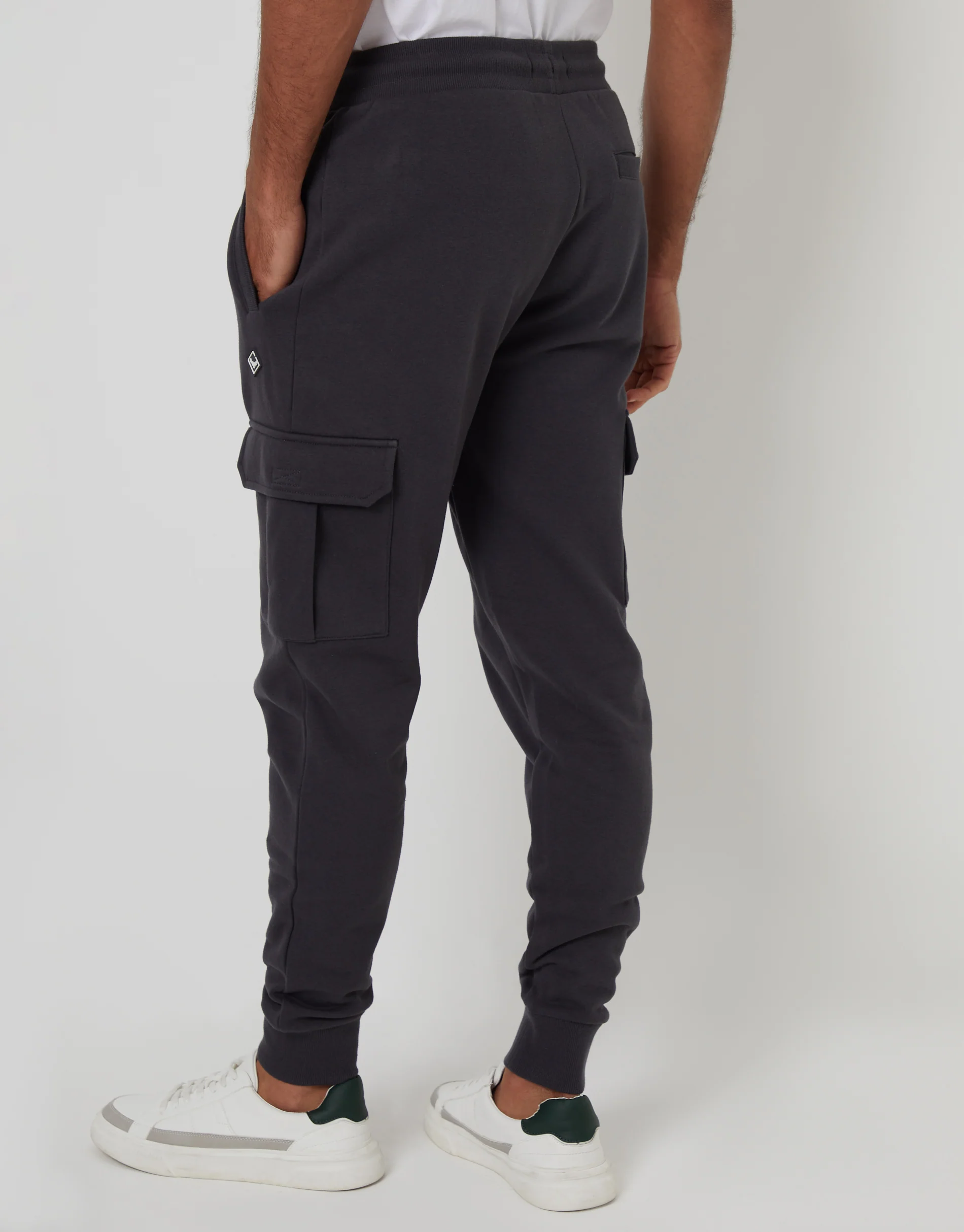 Cargo Style Joggers in Grey - Image 3