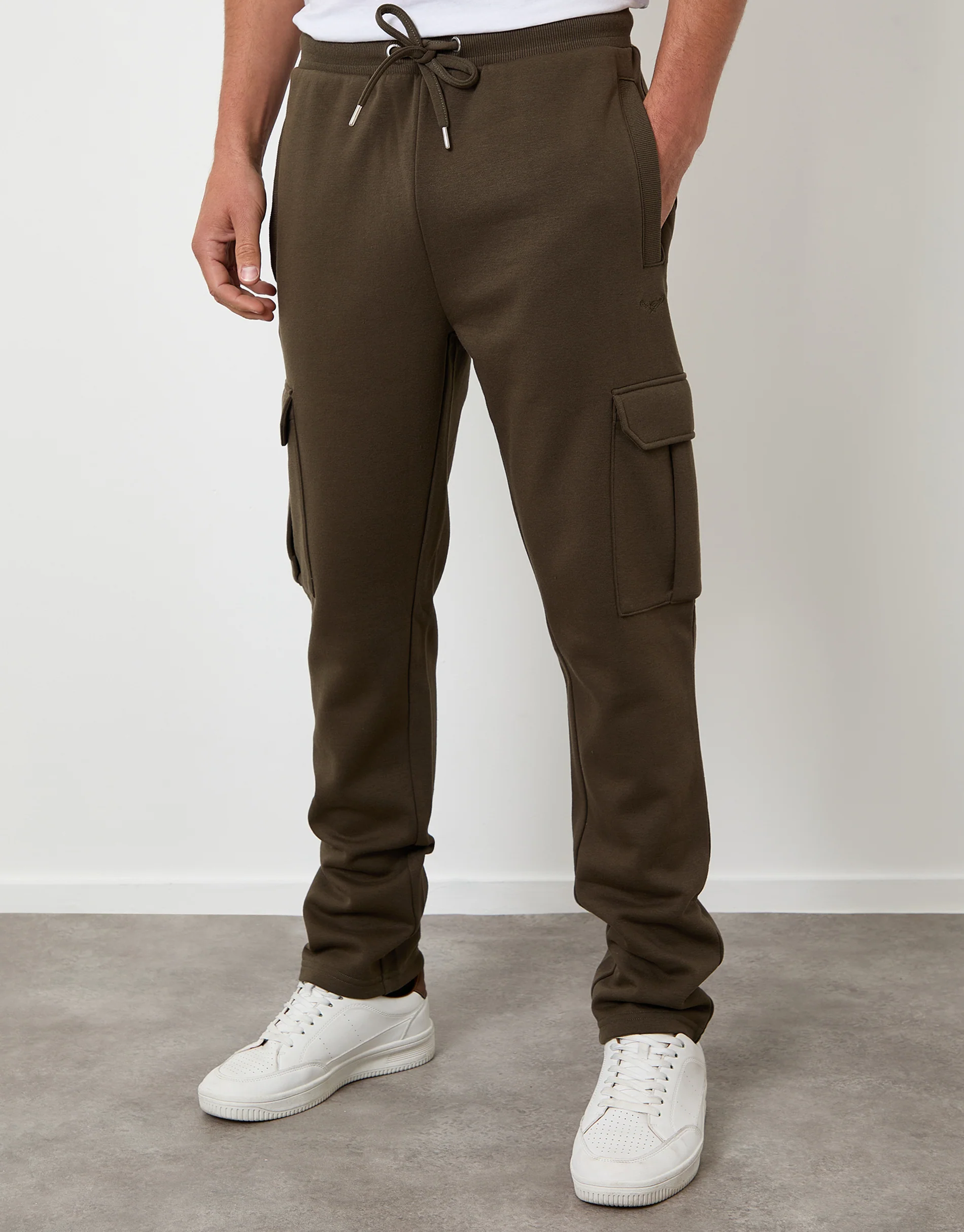 Cargo Joggers in Khaki Green - Image 2