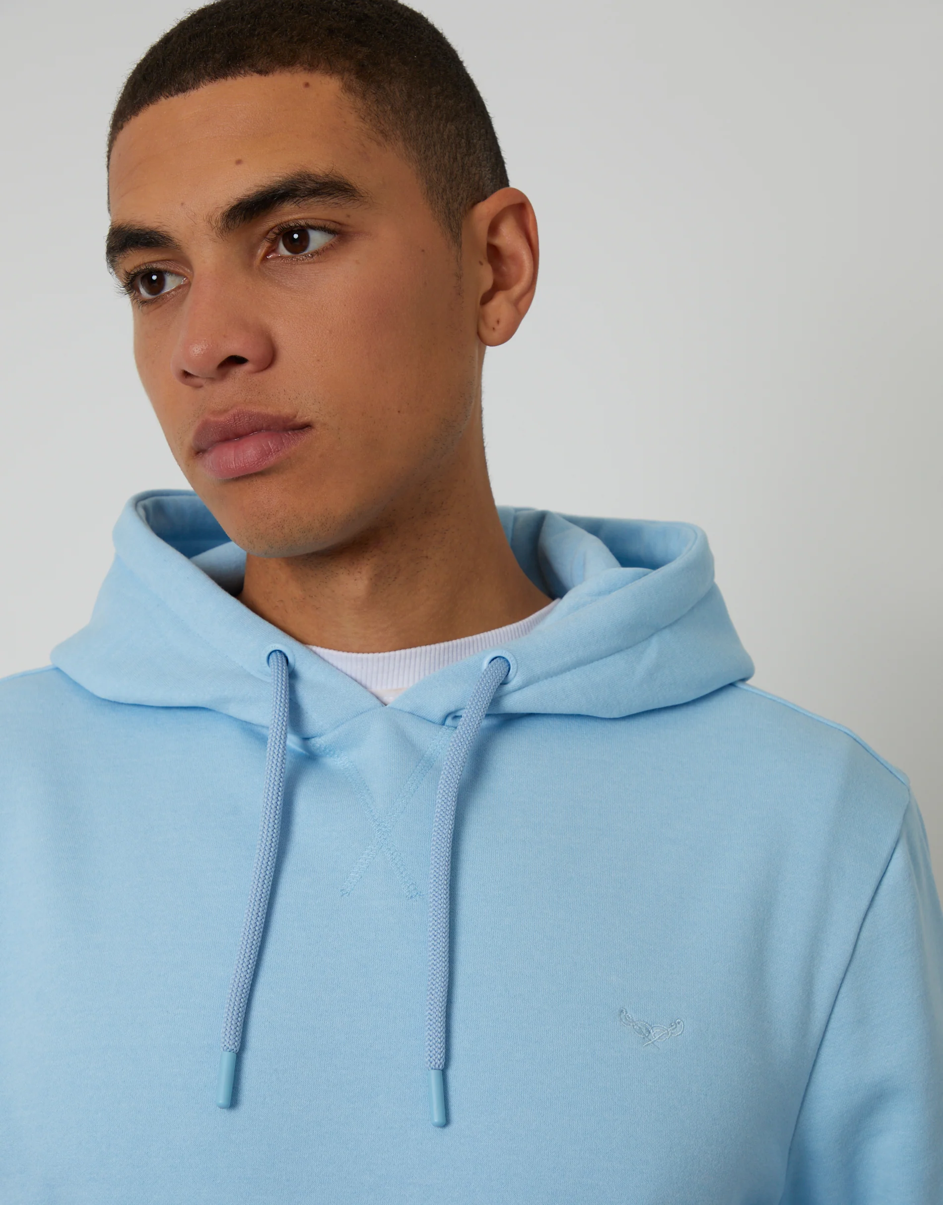 Overhead Hoodie in Light Blue - Image 4