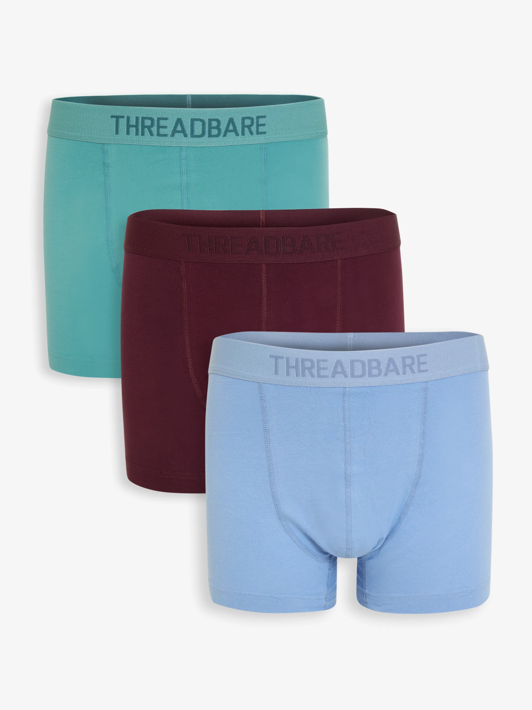 3 Pack Assorted Hipster Fit Boxer Shorts