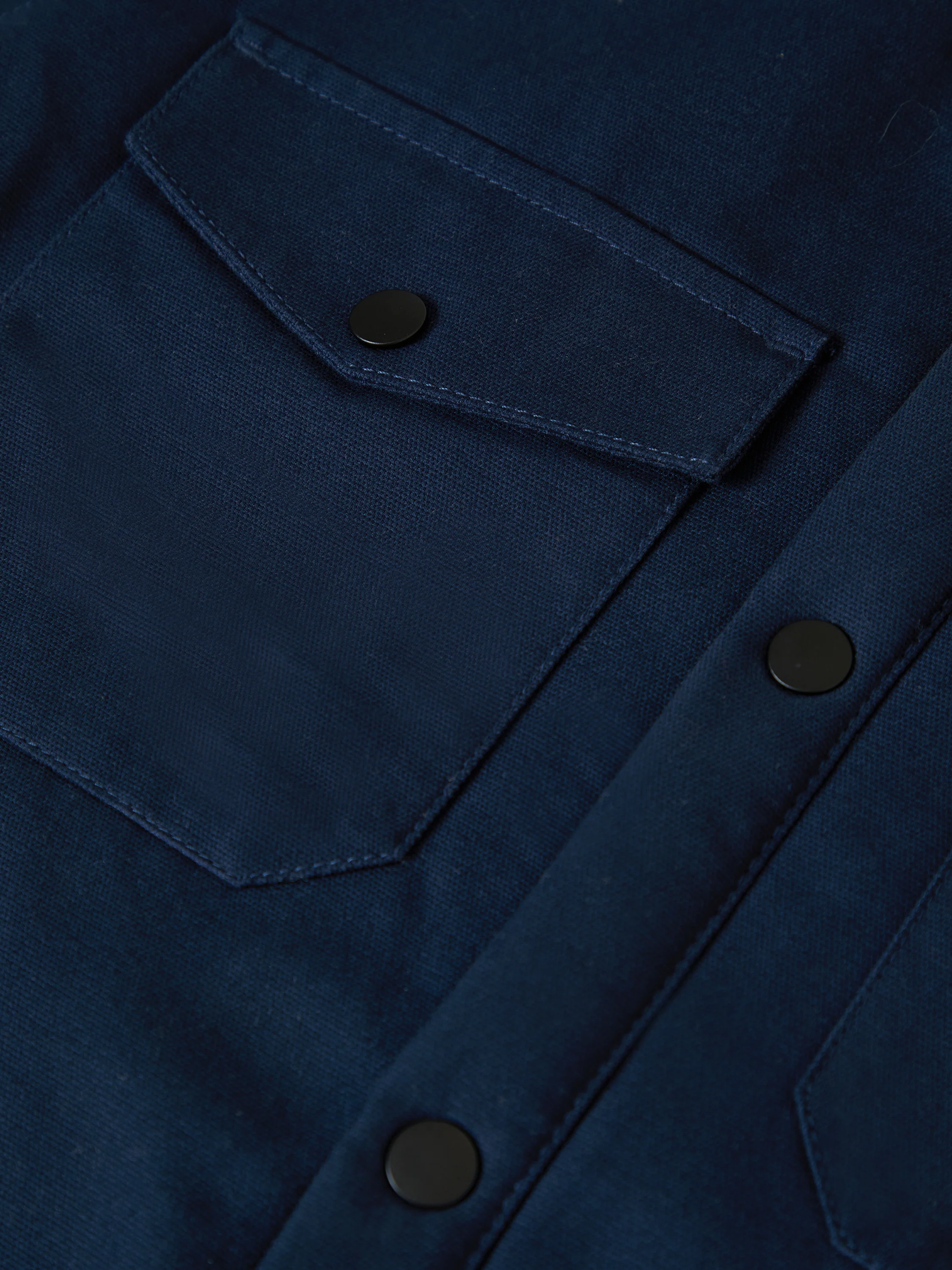 Borg Lined Shacket in Navy - Image 6