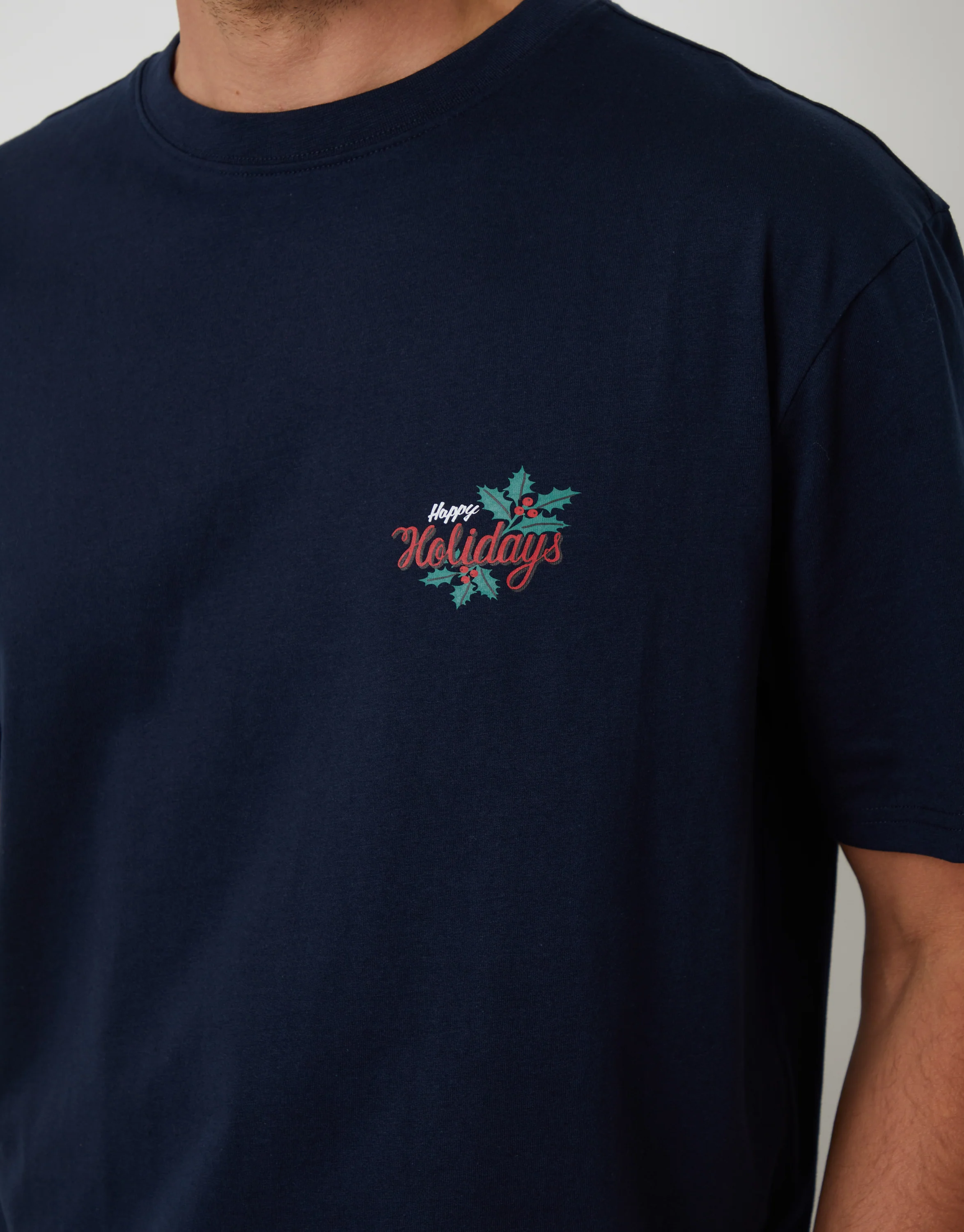 Christmas Graphic Lounge Set in Navy - Image 5