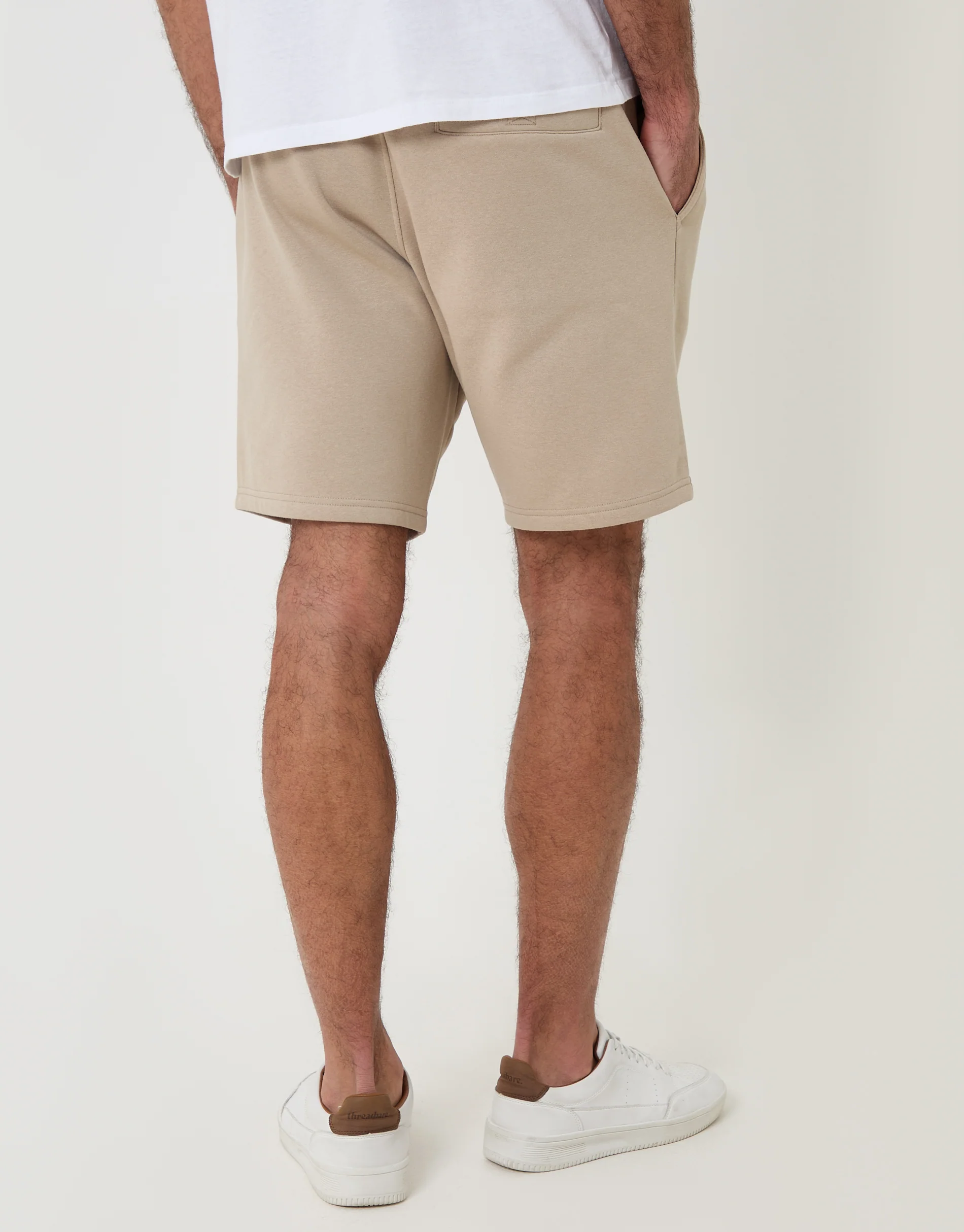 Sweat Shorts in Stone - Image 3