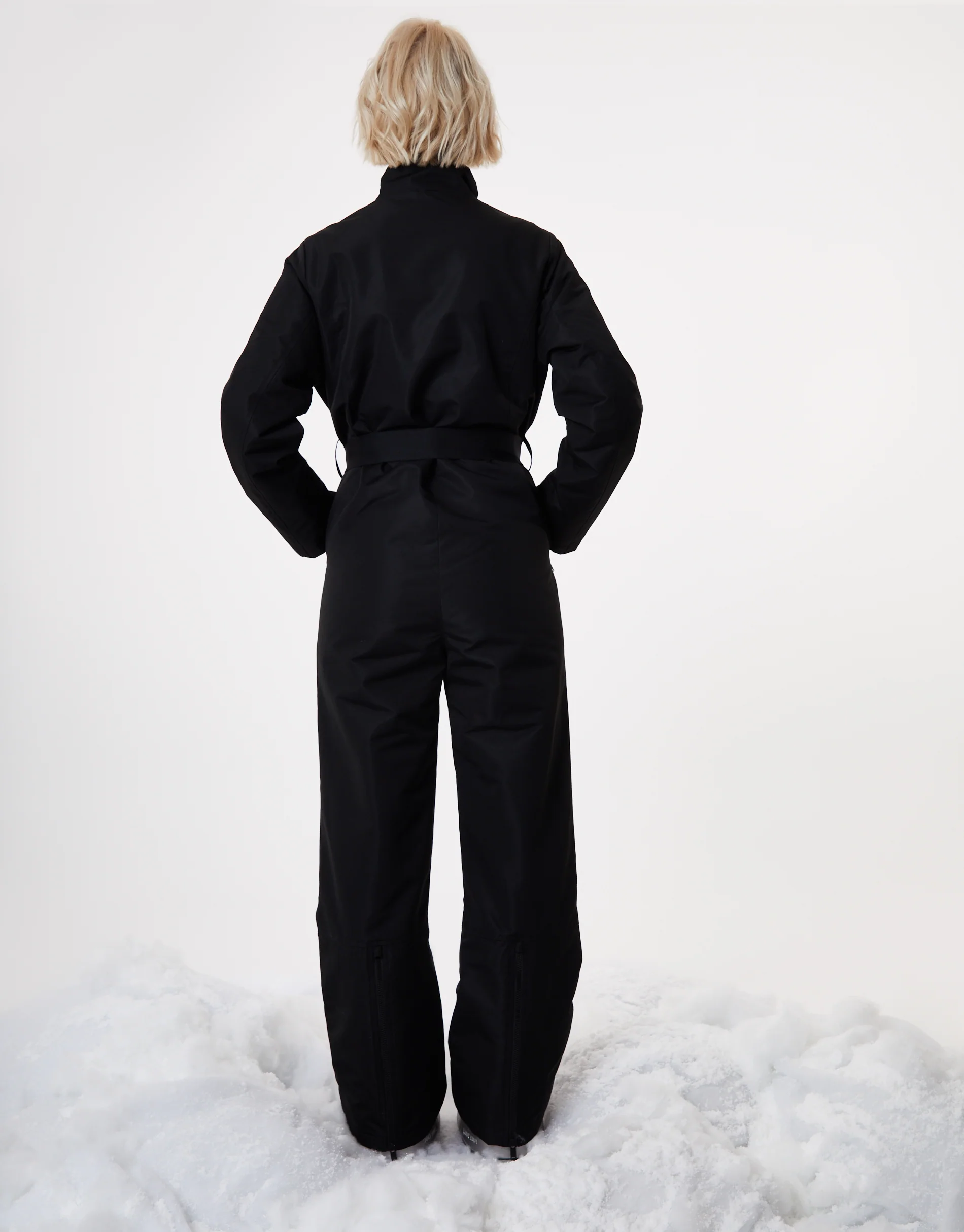 Ski Jumpsuit in Black - Image 6