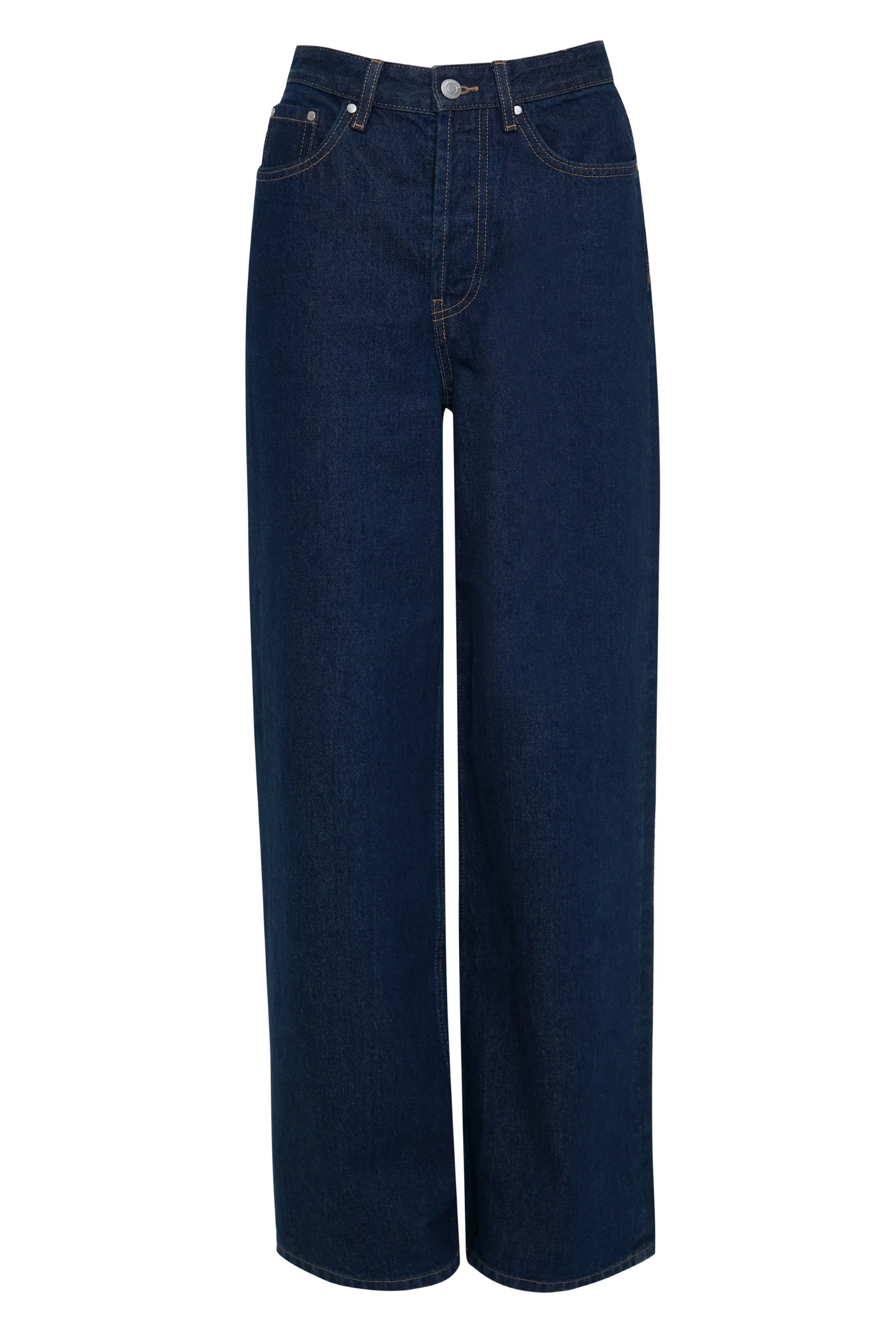 Wide Leg Baggy Jeans in Indigo Wash - Image 6